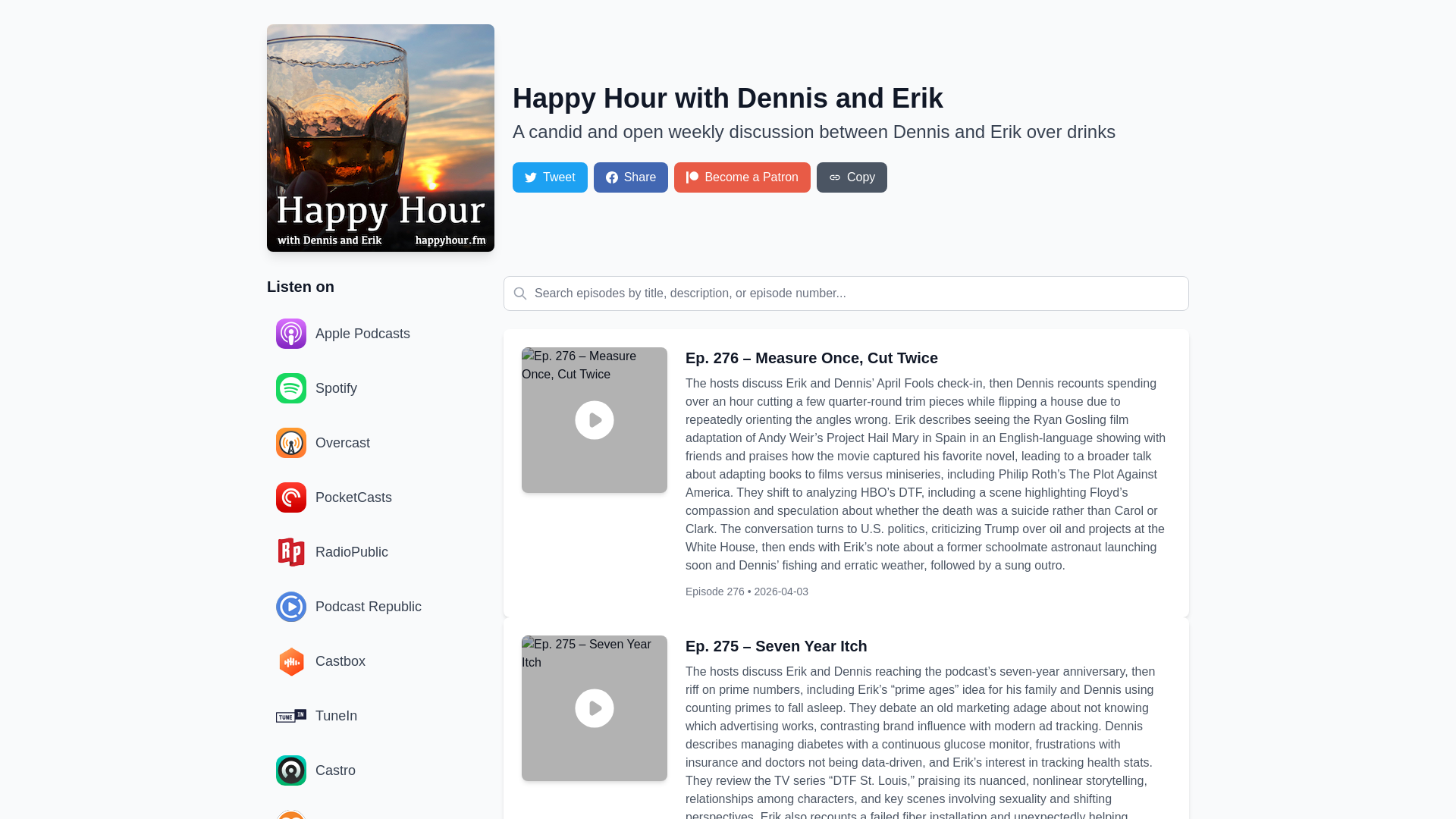 website screenshot of https://happyhour-fm.pages.dev/