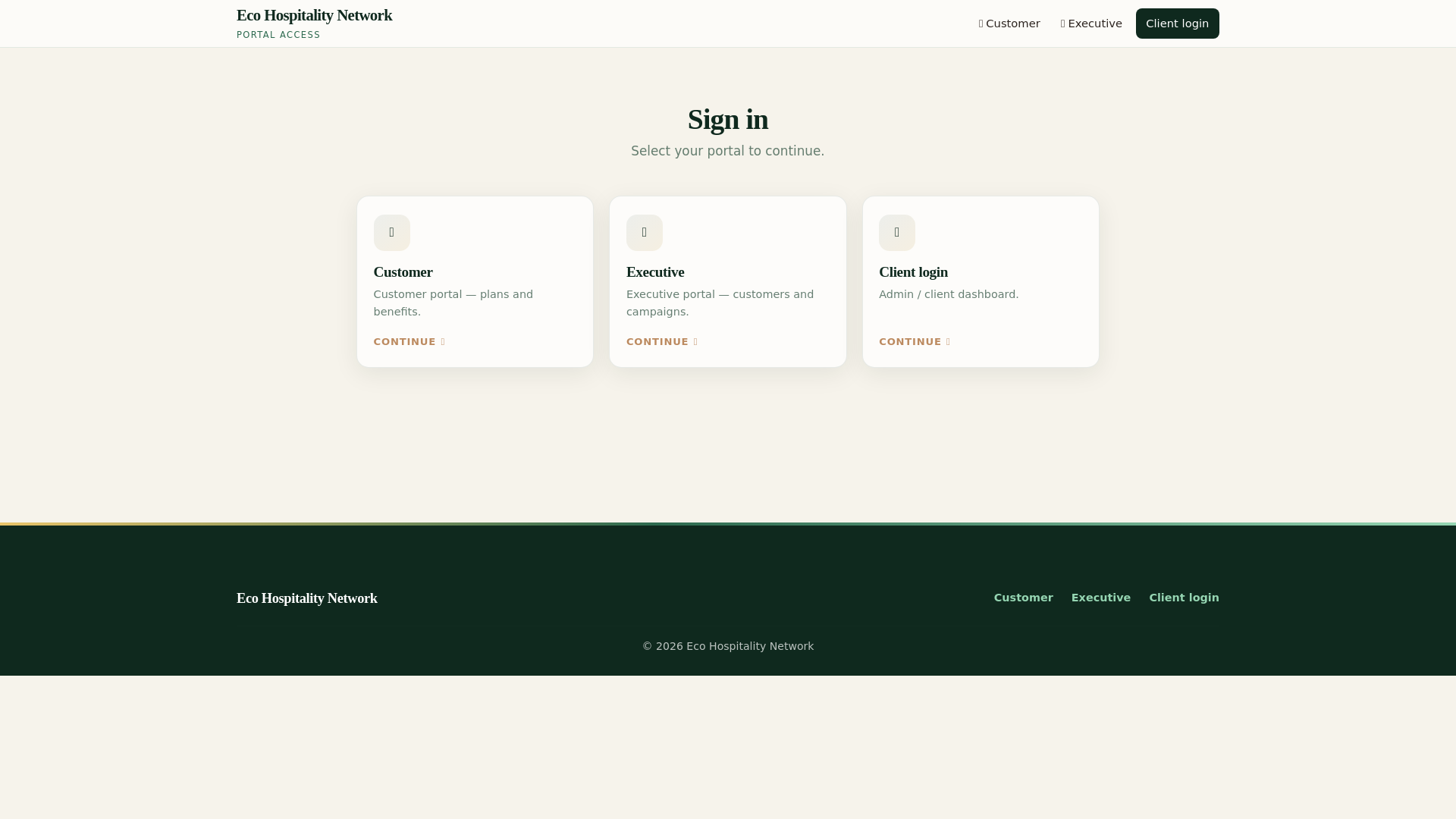website screenshot of https://ecohospitalitys.in/