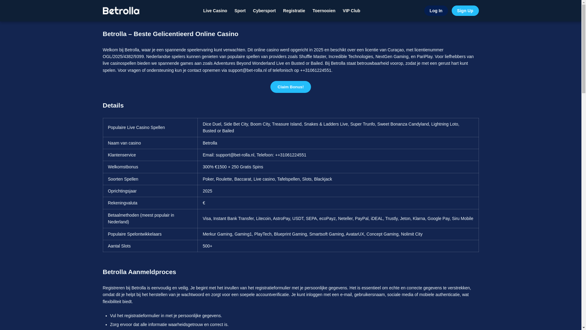 website screenshot of https://bet-rolla-nl.pages.dev/
