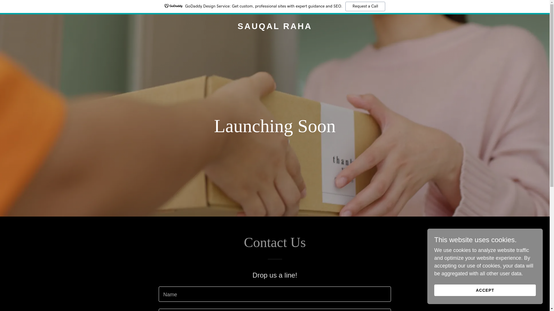 website screenshot of https://sauqalraha.com/