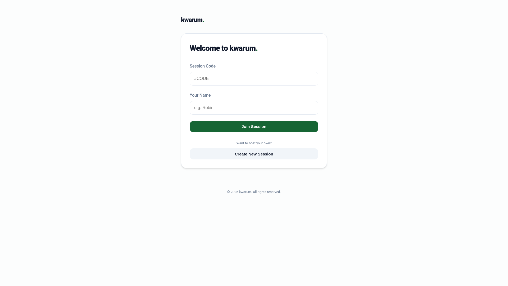website screenshot of https://kwarum-platform.pages.dev/