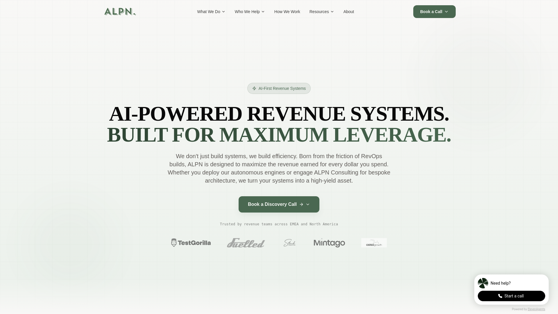 website screenshot of https://getalpndigital.com