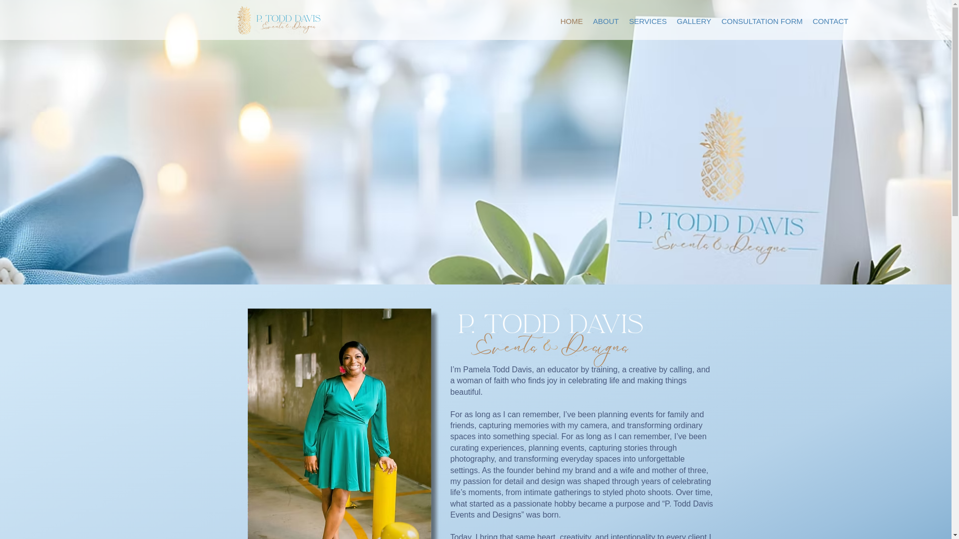 website screenshot of https://ptodddavis.com/