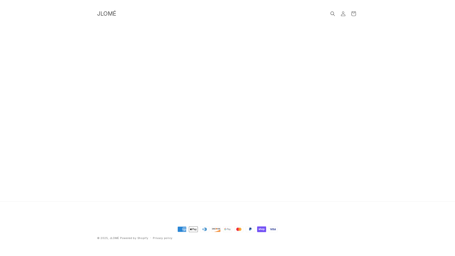 website screenshot of https://jlomewear.shop/
