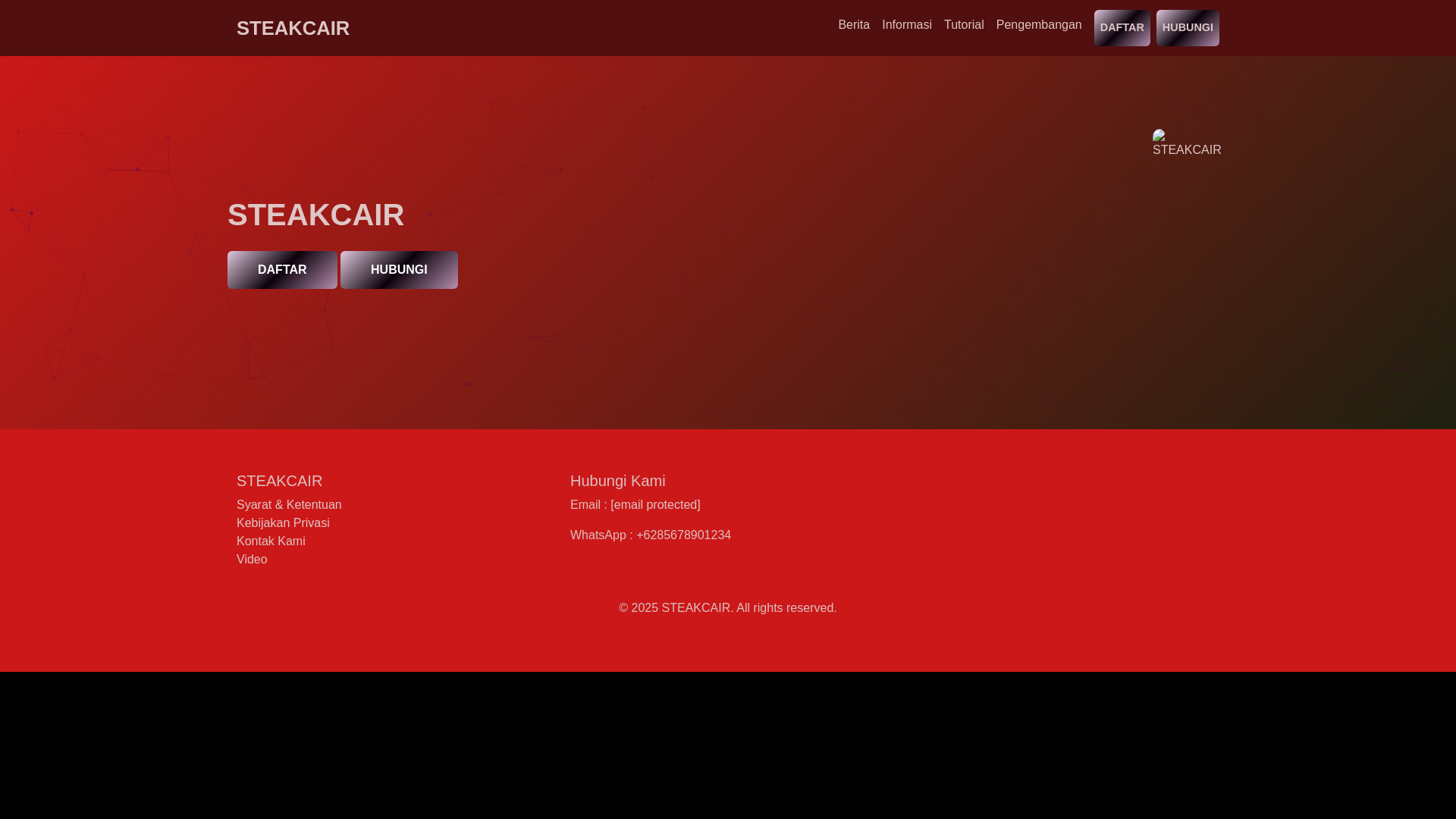 website screenshot of https://steakcair.com/