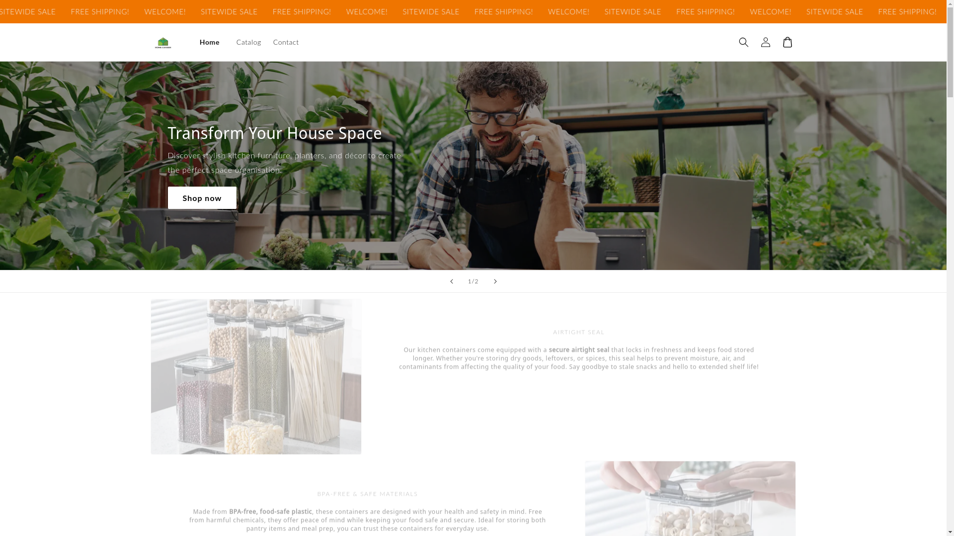 website screenshot of https://rachinhome.store/
