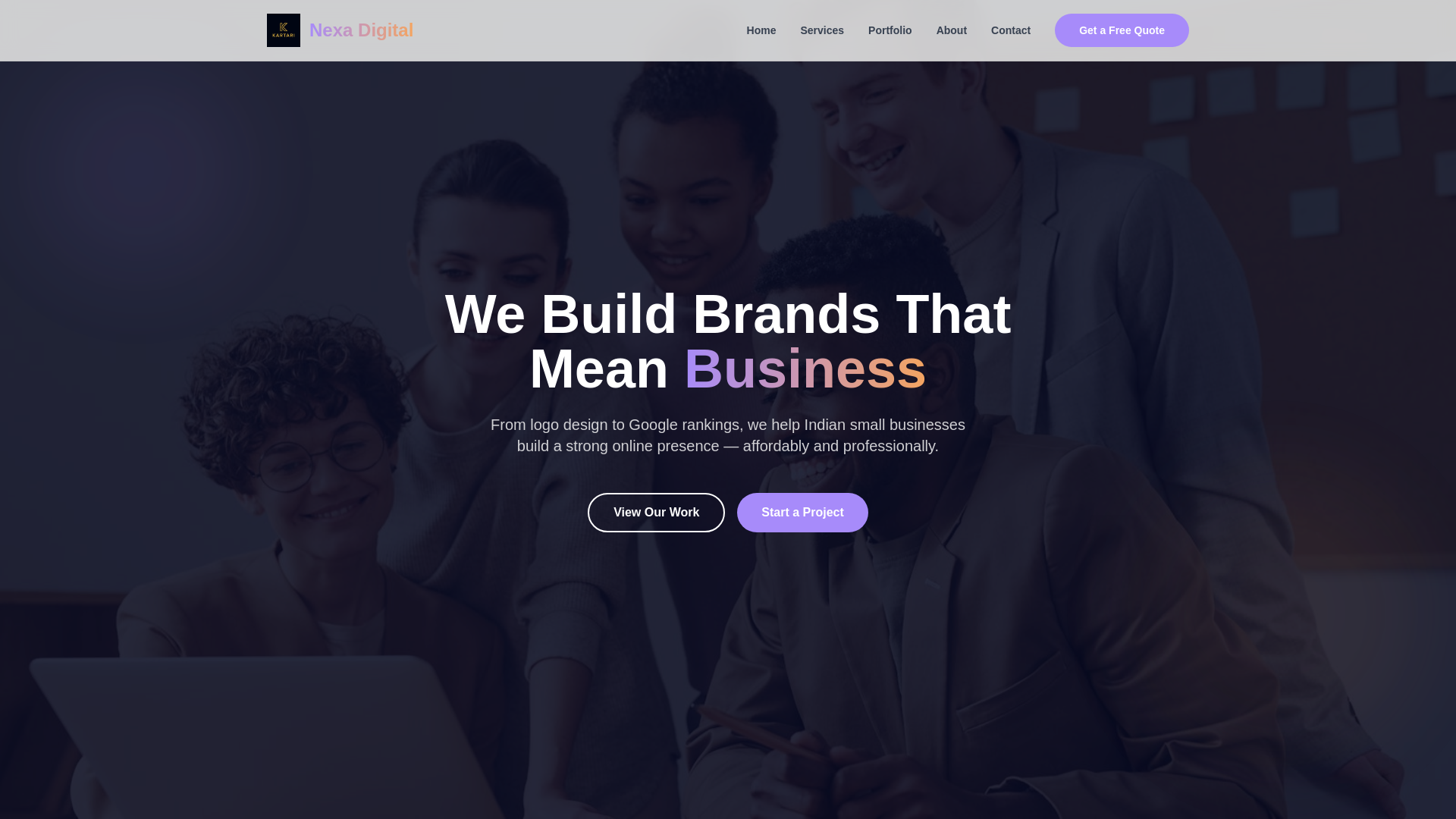 website screenshot of https://shivalithedigitalmarketeer.pages.dev/