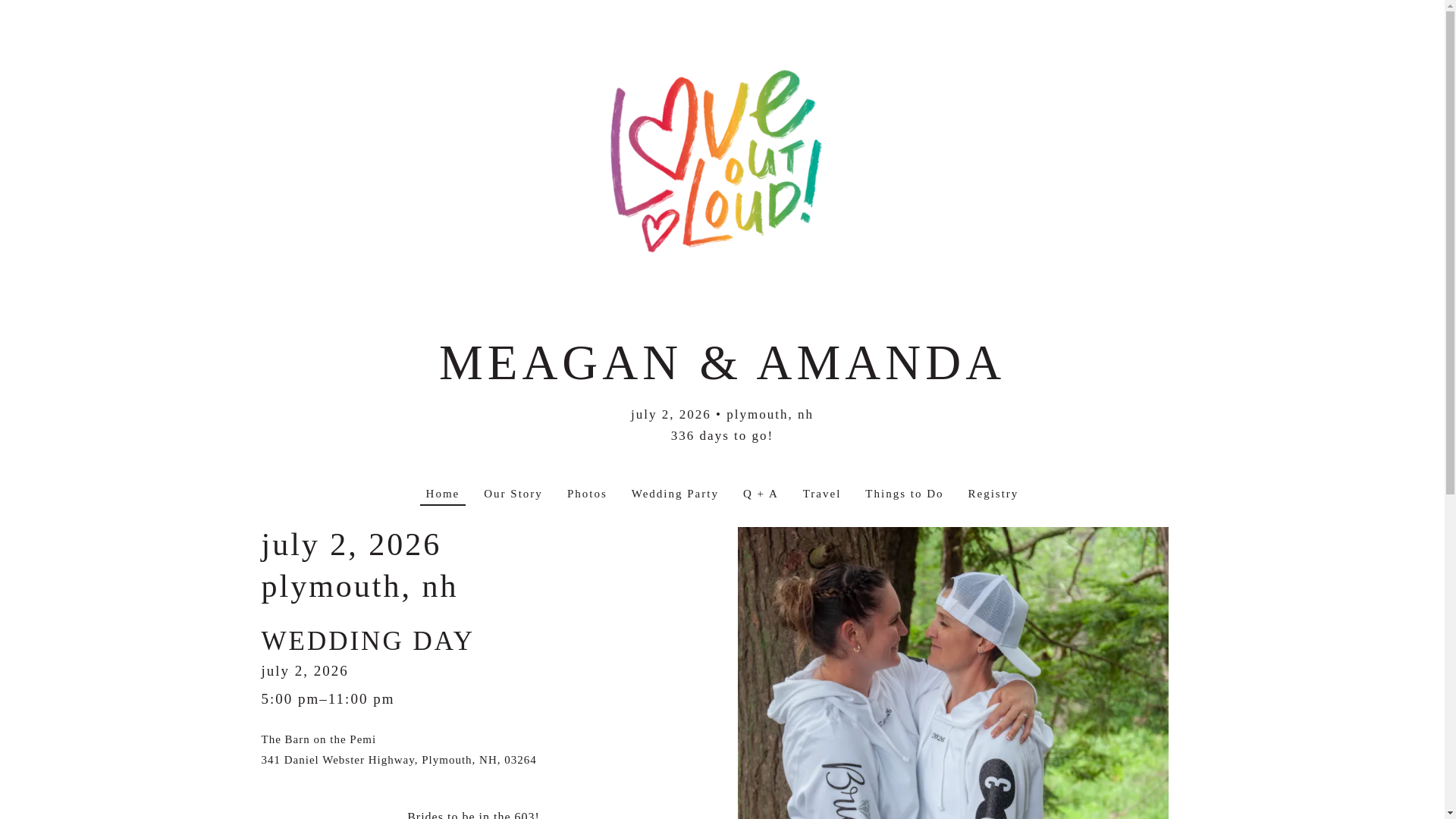 website screenshot of https://bridestobeinthe603.com/