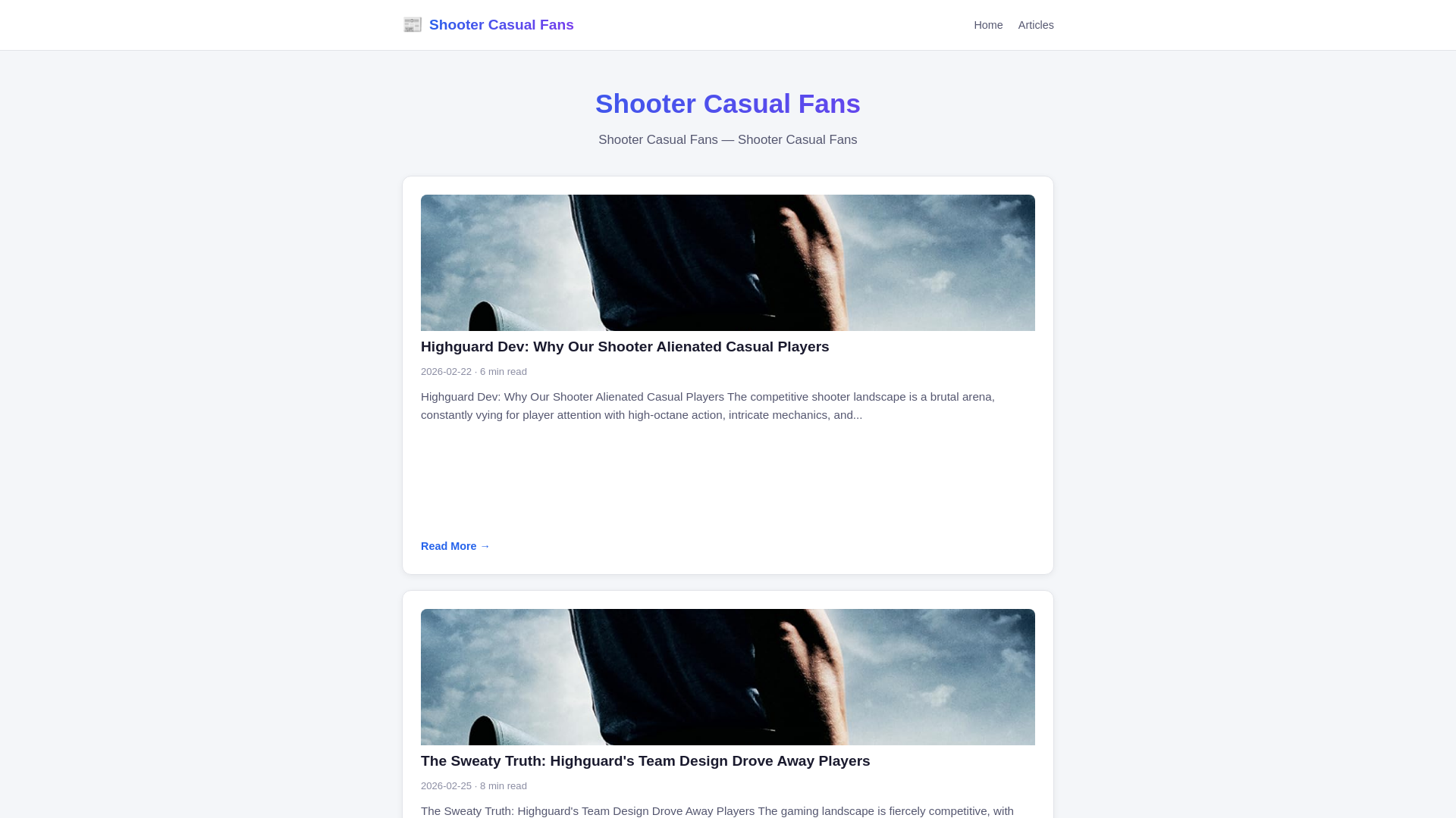 website screenshot of https://shooter-casual-fans.pages.dev/