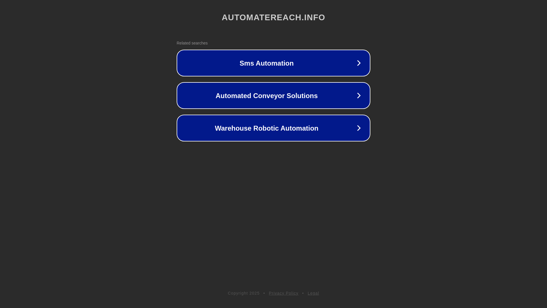 website screenshot of https://automatereach.info/
