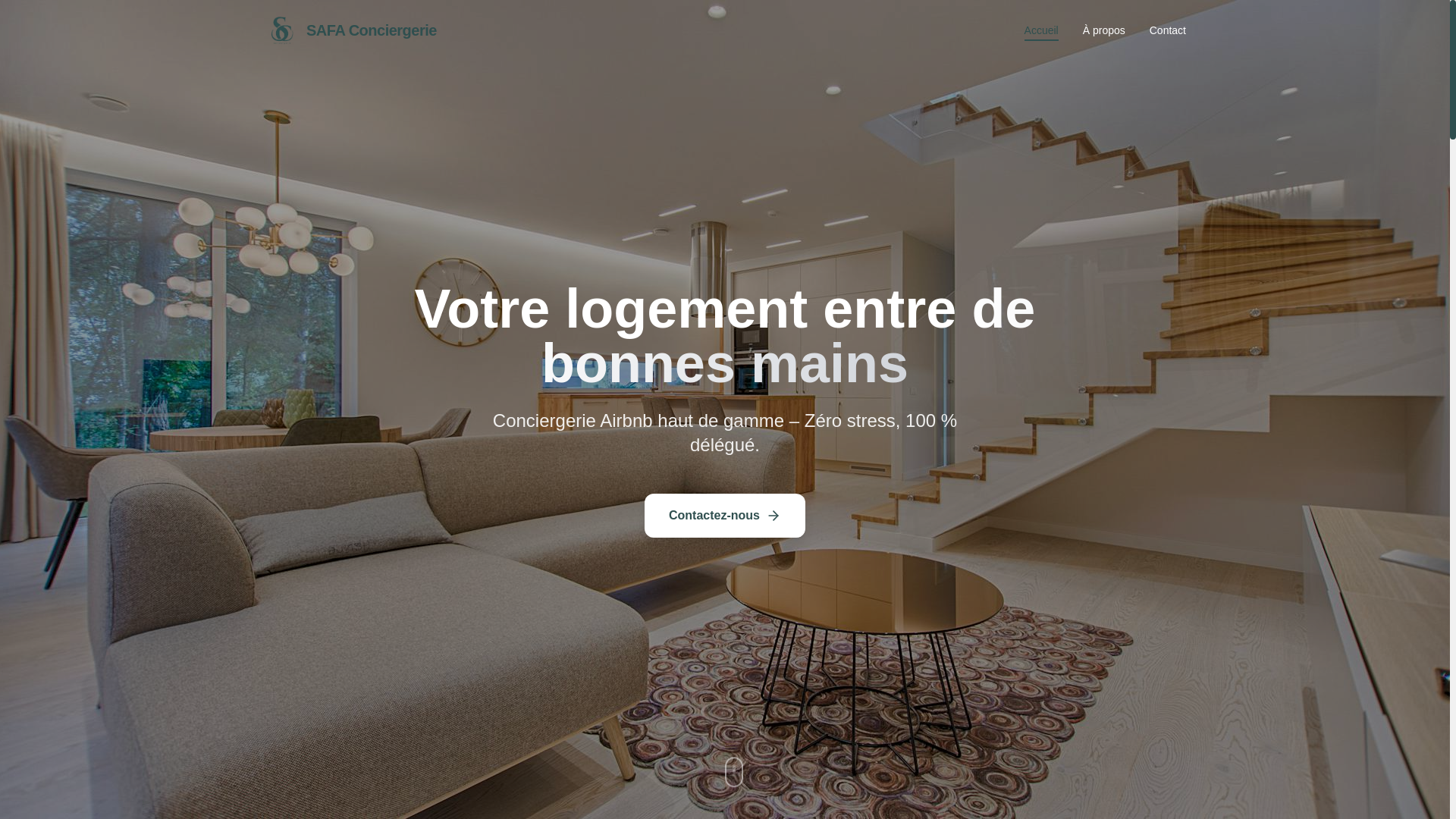 website screenshot of https://safa-conciergeriecom.com/