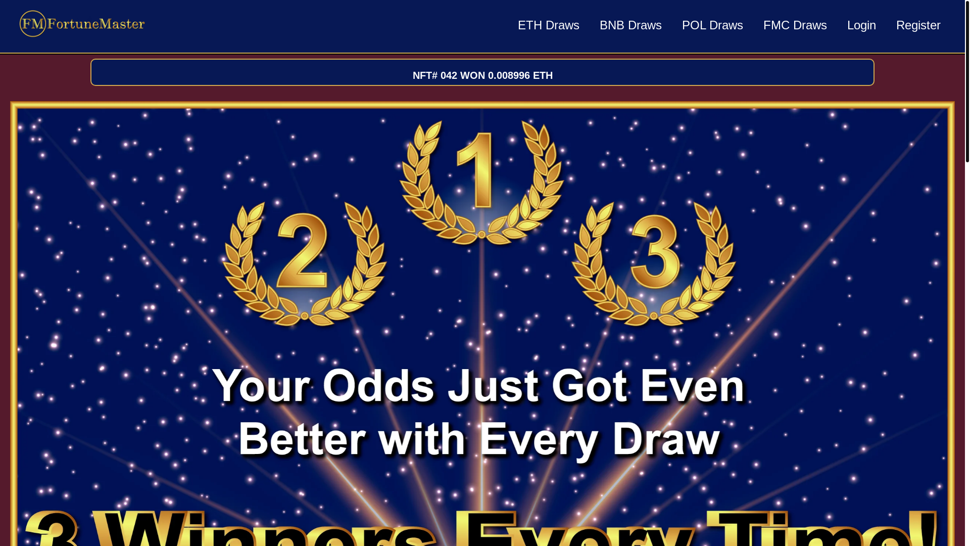 website screenshot of https://www.fortunemaster.io/