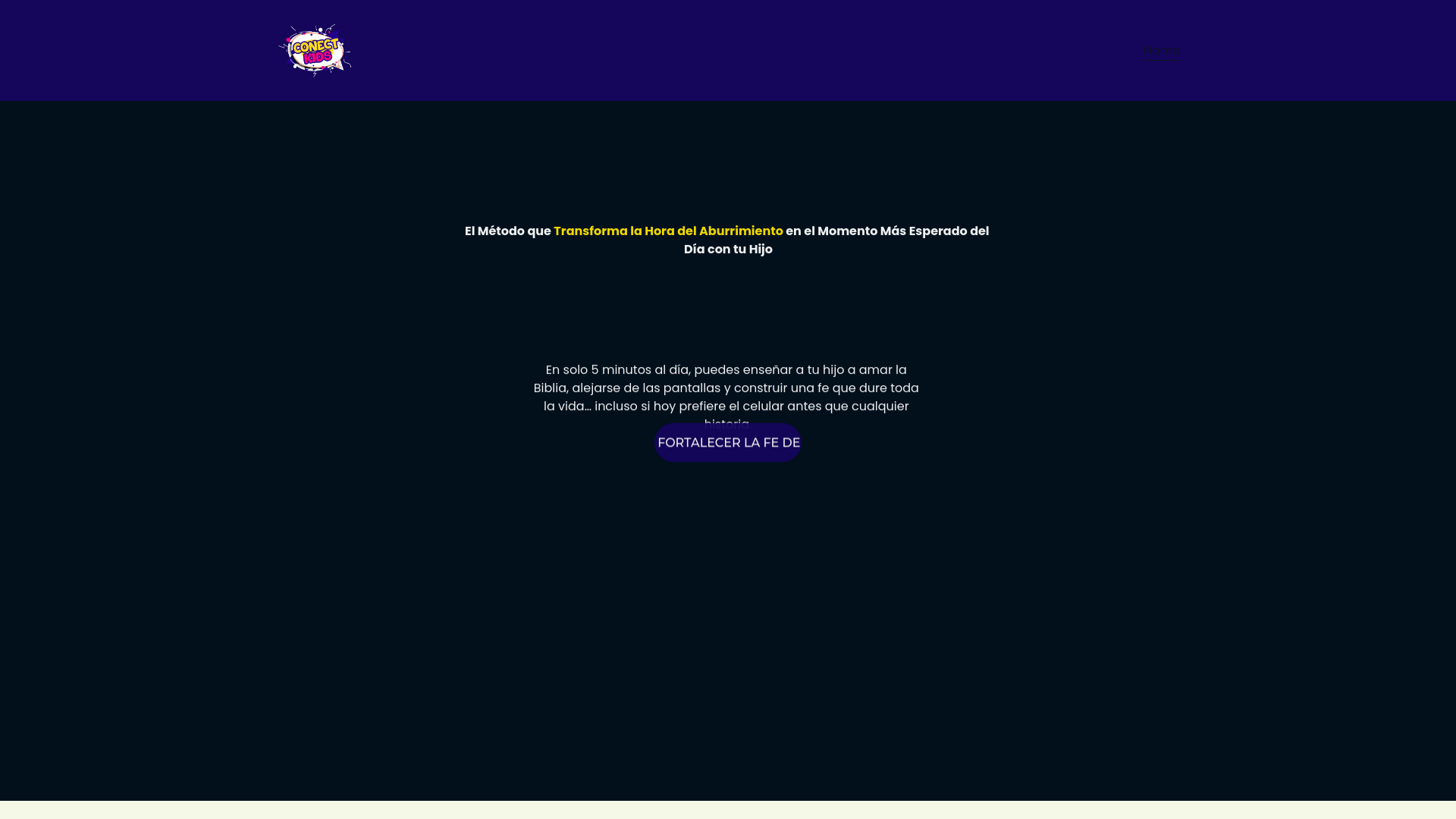 website screenshot of https://conectdevocional.online