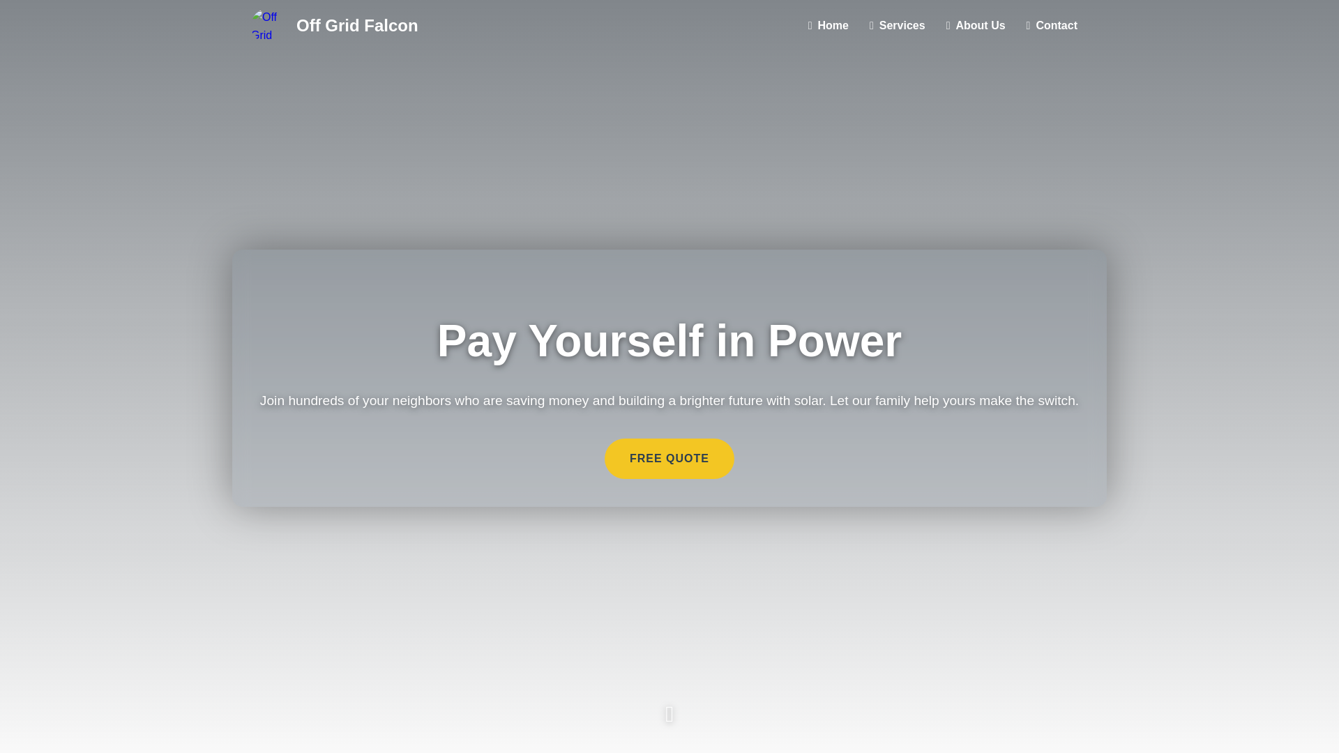 website screenshot of https://offgridfalcon.pages.dev/
