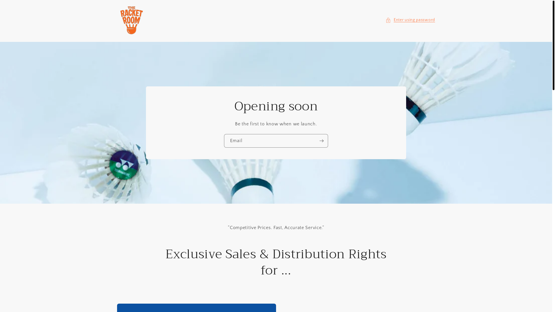 website screenshot of https://badmintonexpress.co.nz/