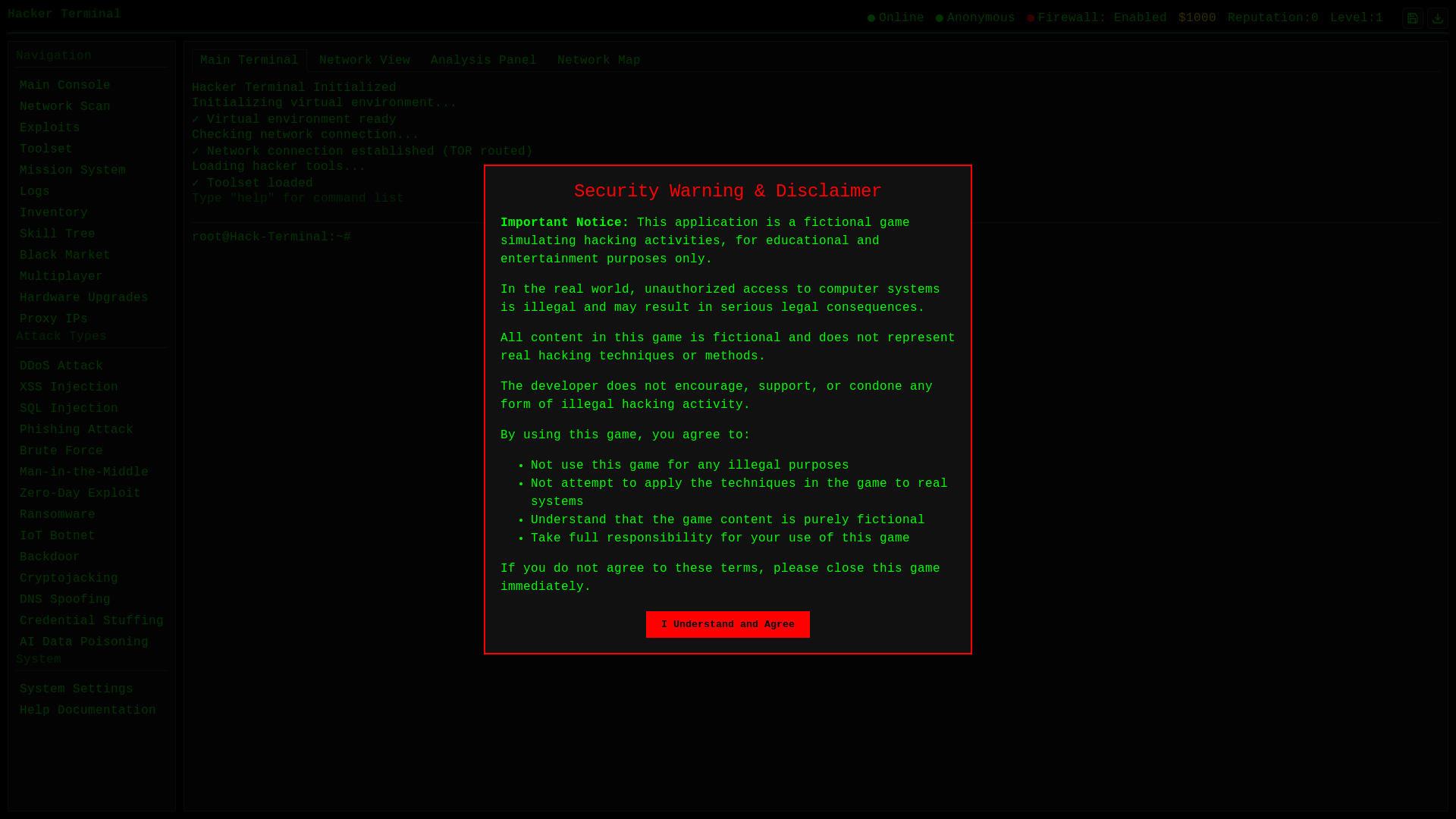 website screenshot of https://hack-panel.pages.dev/