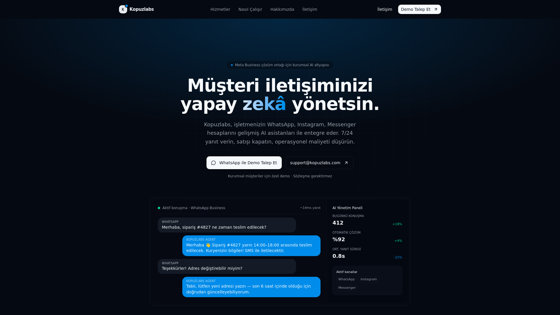 website screenshot of https://kopuzlabs-landing.pages.dev/
