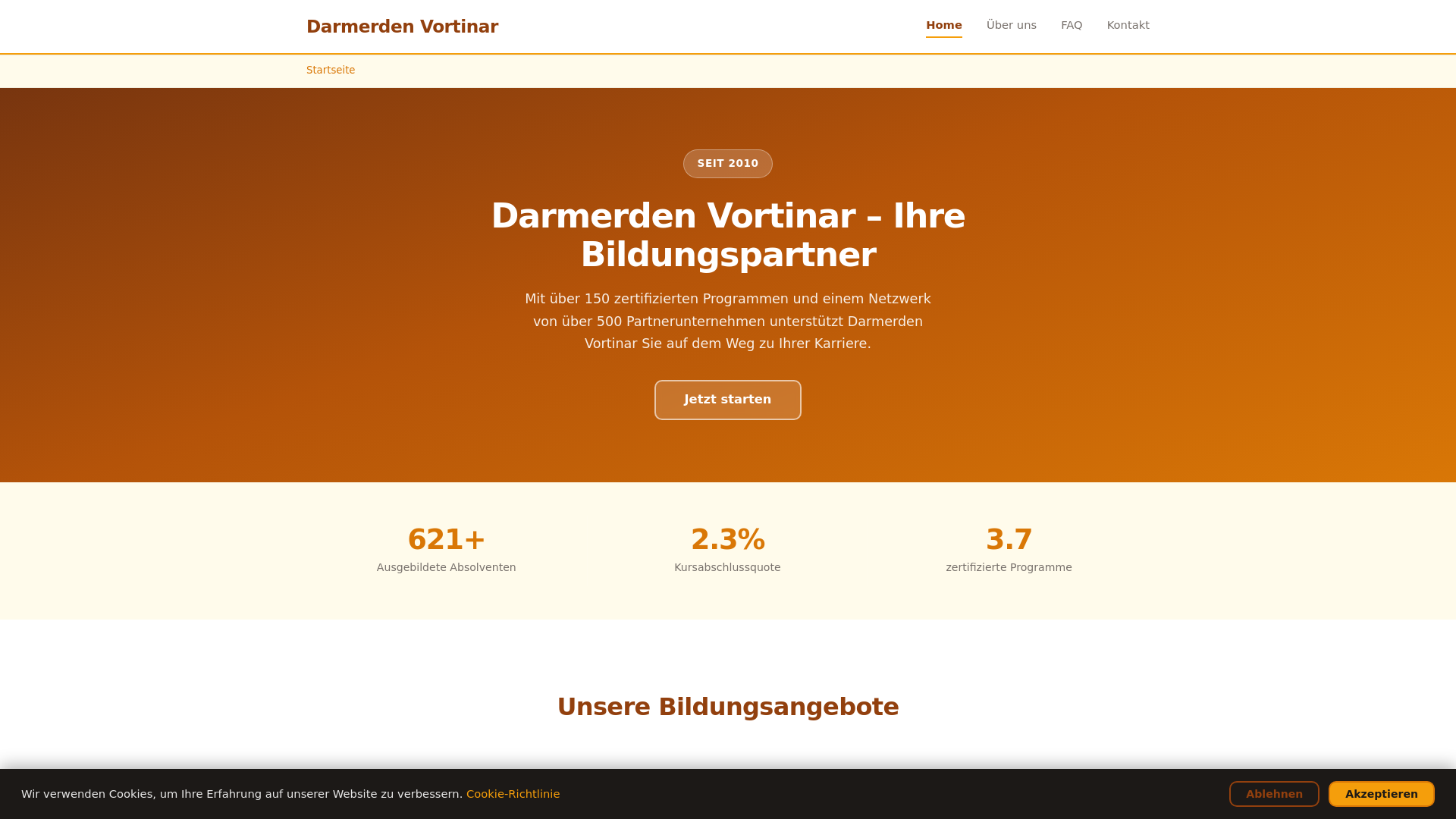 website screenshot of https://darmerden-vortinar.de/