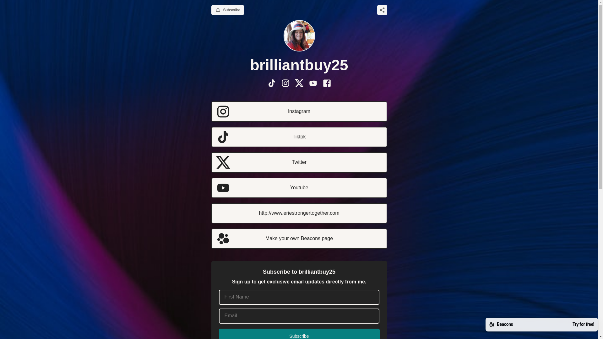 website screenshot of https://brilliantbuy25.com/