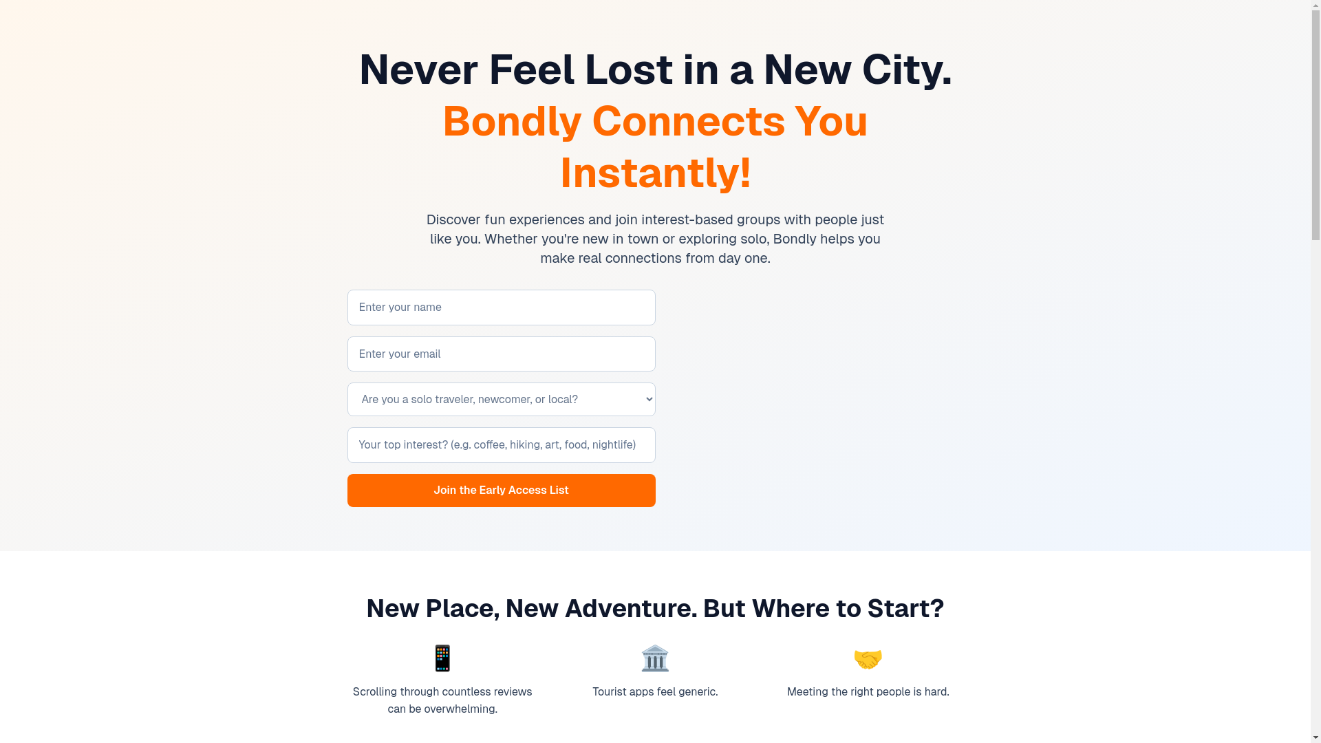 website screenshot of https://bondly-5rn.pages.dev/