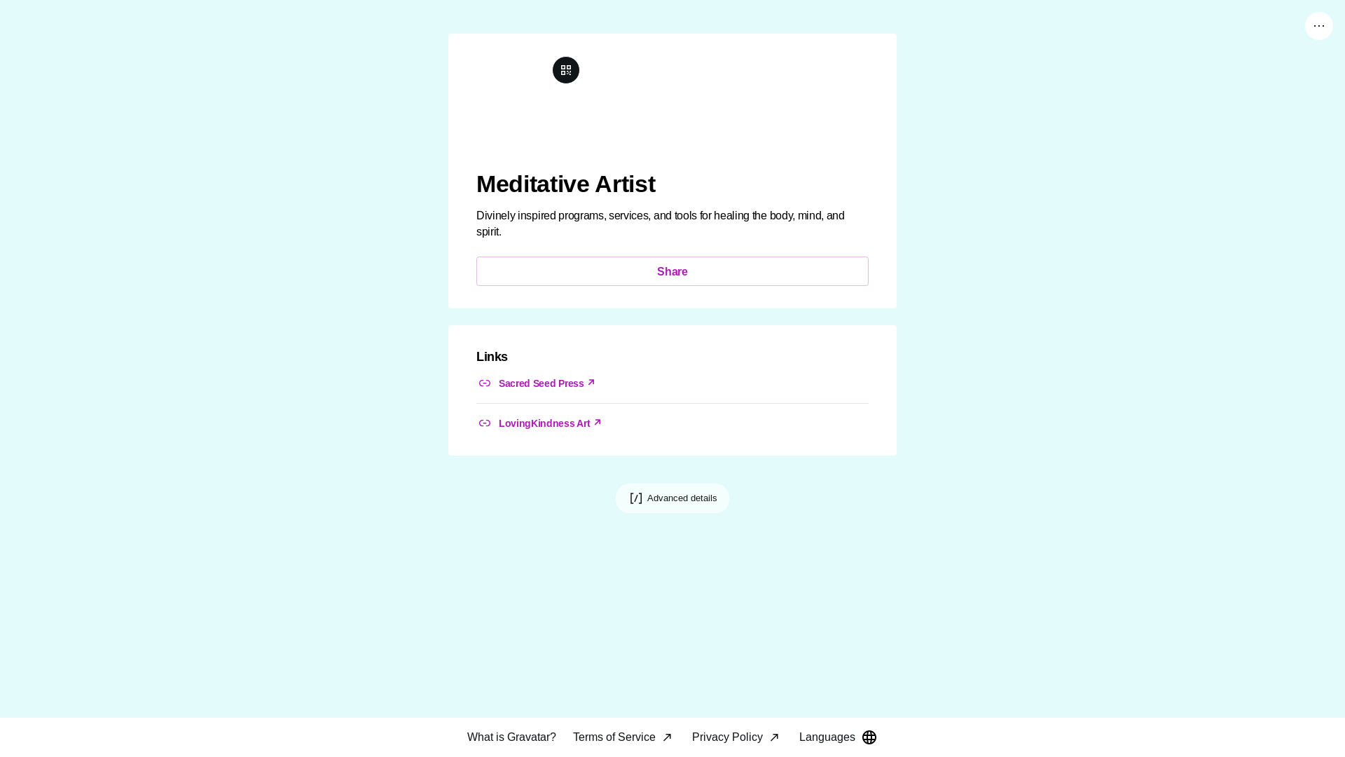website screenshot of https://katalinakindness.rocks/
