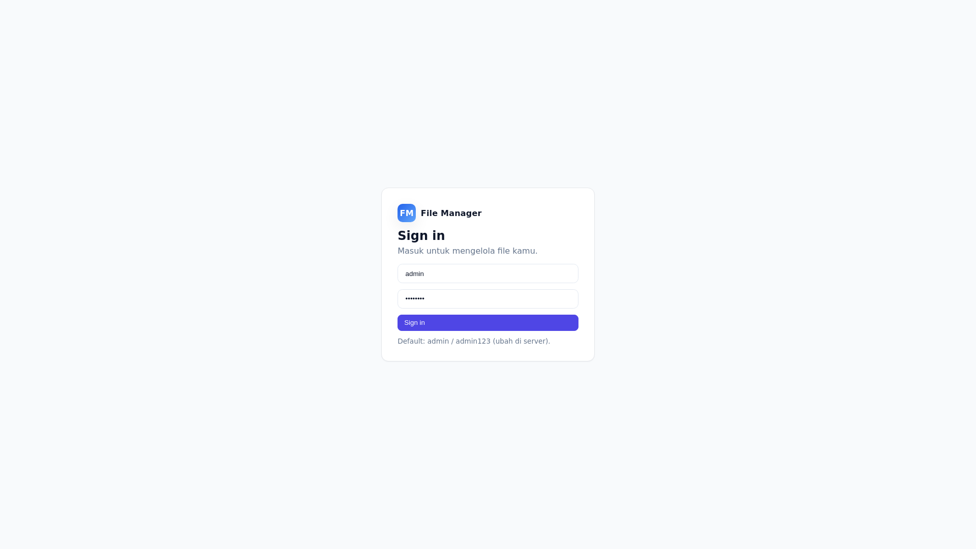 website screenshot of https://file-manager-frontend.pages.dev/