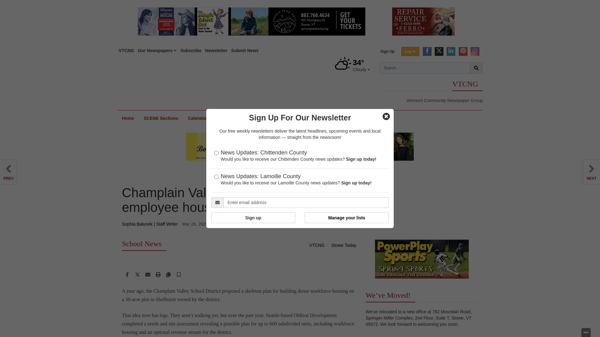 website screenshot of https://www.vtcng.com/stowetoday/shelburnenews/community/school_news/champlain-valley-school-district-has-hopes-for-employee-housing/article_c627a9e8-04e5-455b-8e1a-7da26c0f4cc8.html
