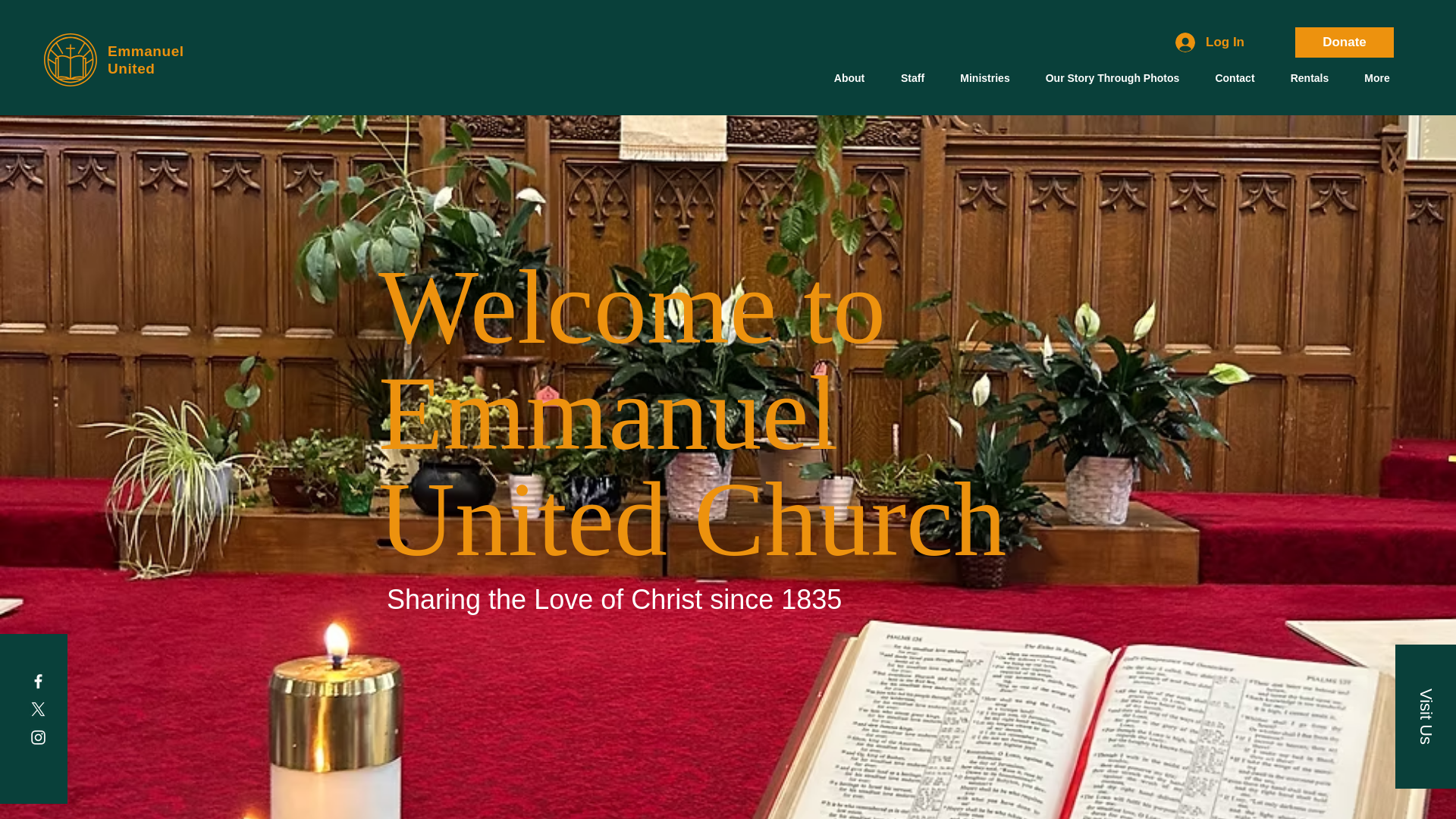 website screenshot of https://emmanuelunitedptbo.ca/
