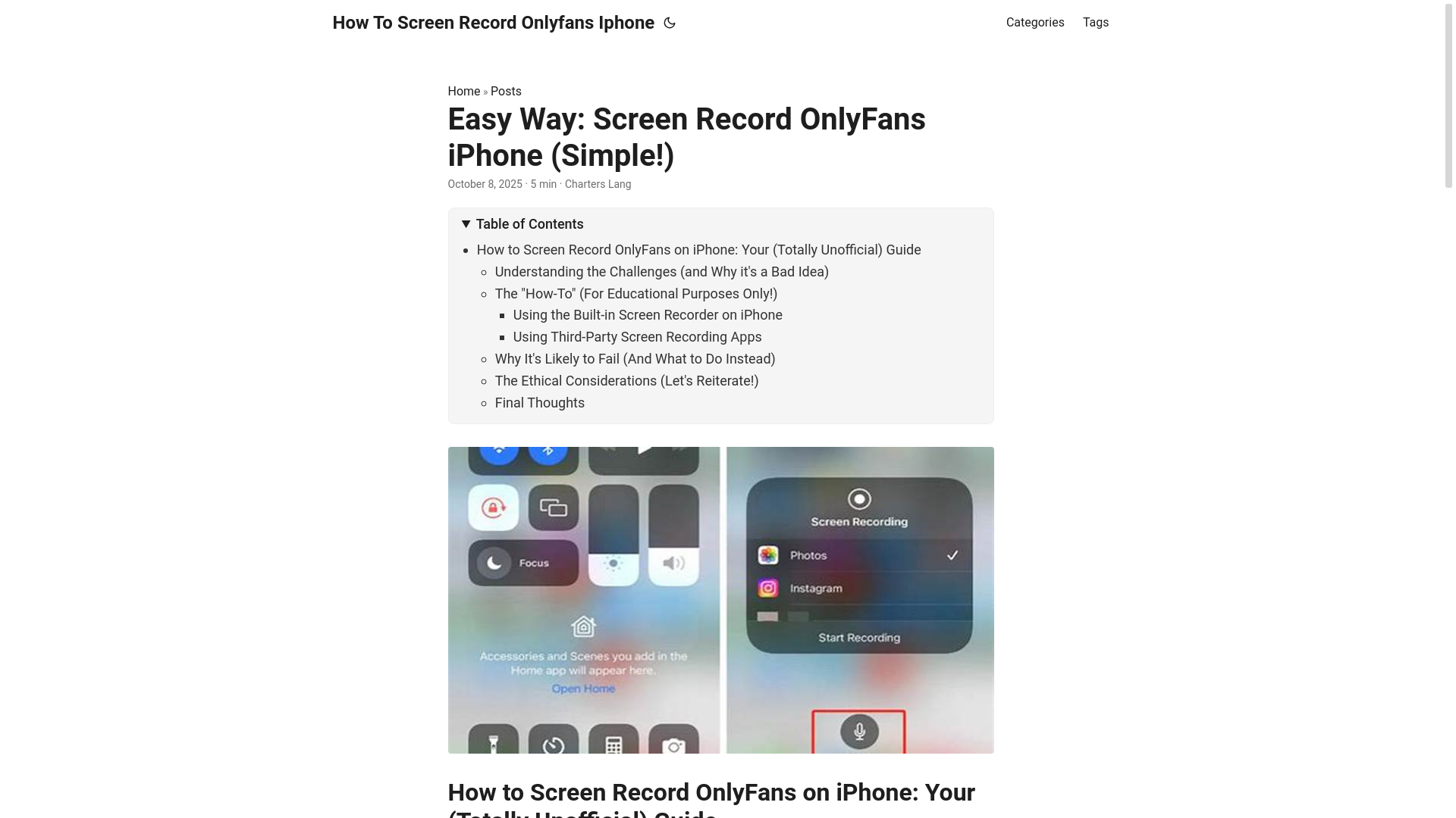 website screenshot of https://how-to-screen-record-onlyfans-iphone.pages.dev/