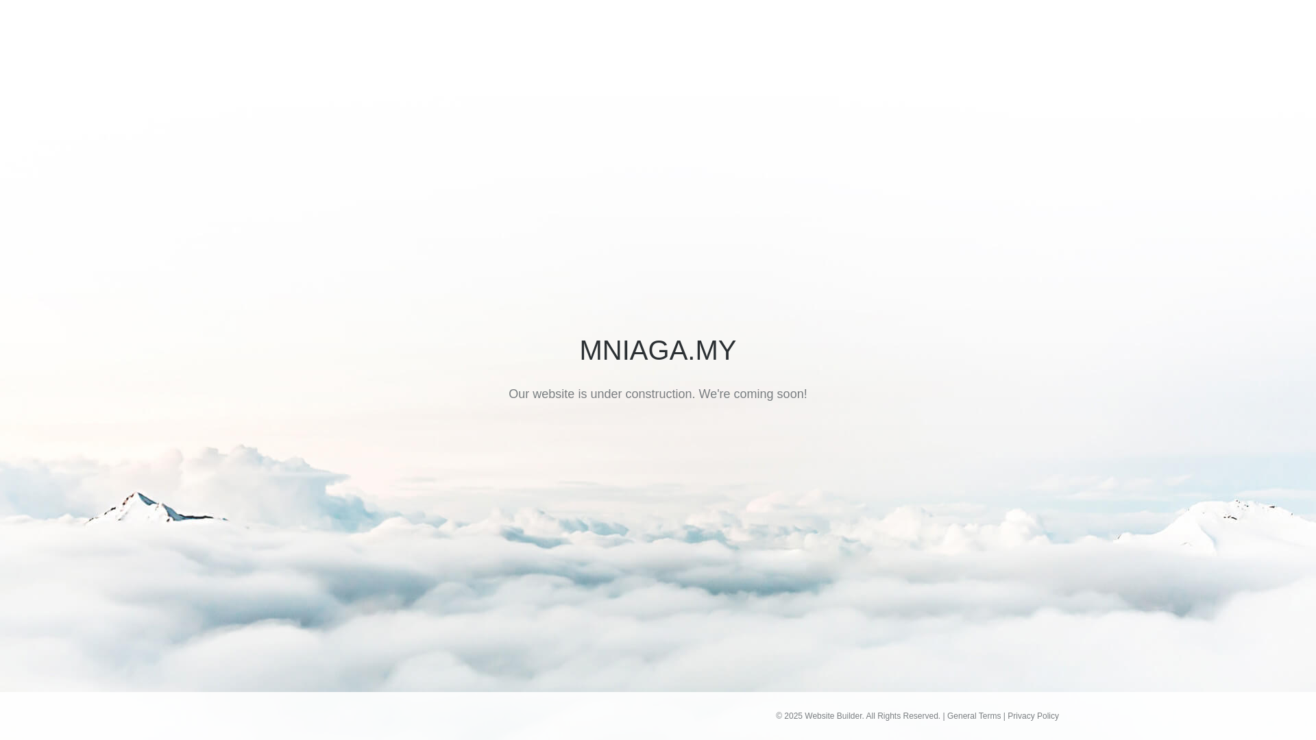 website screenshot of https://mniaga.my/