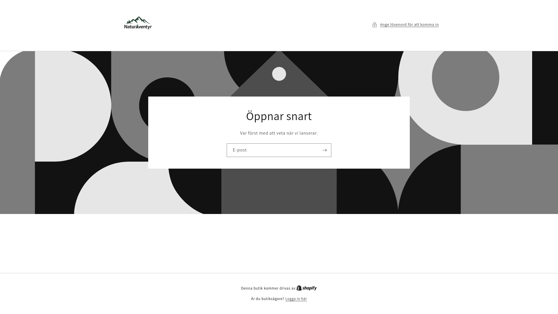 website screenshot of https://naturaventyr.com/