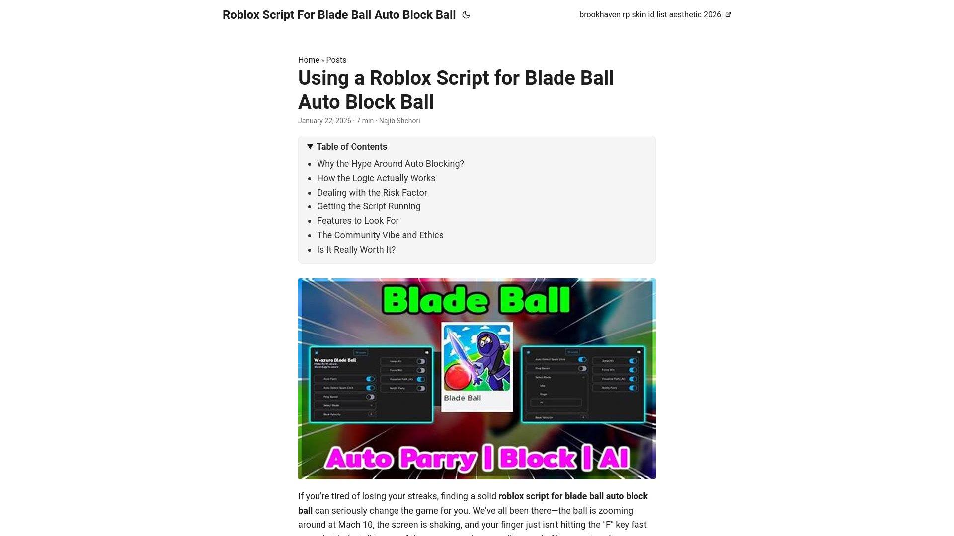 website screenshot of https://roblox-script-for-blade-ball-auto-block-ball.pages.dev/