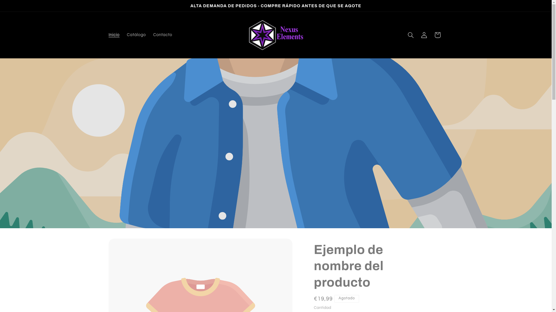 website screenshot of https://nexuselements.net/