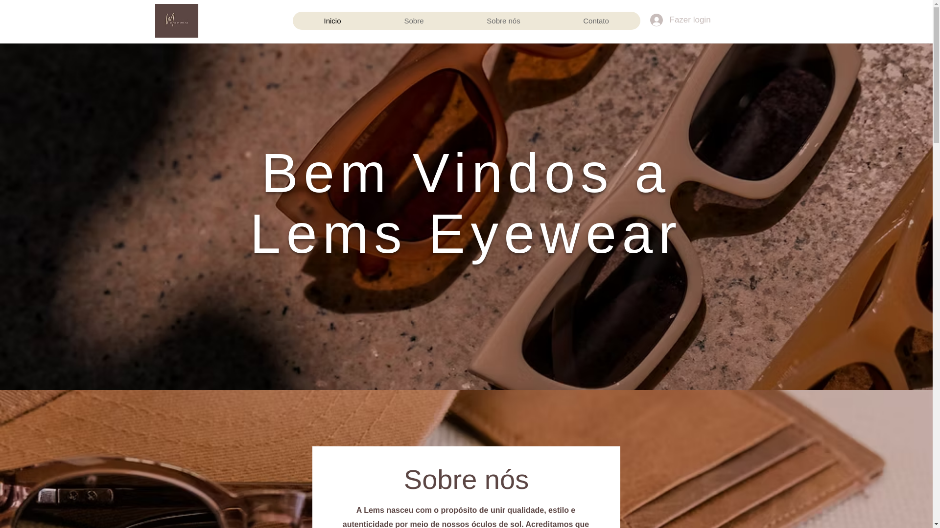website screenshot of https://lemseyewear.com.br/