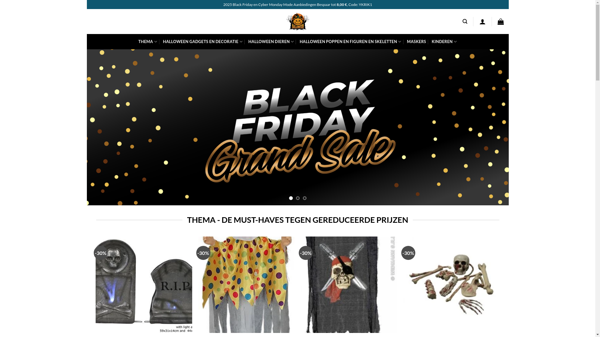 website screenshot of http://halloweendecoroutlet.com/