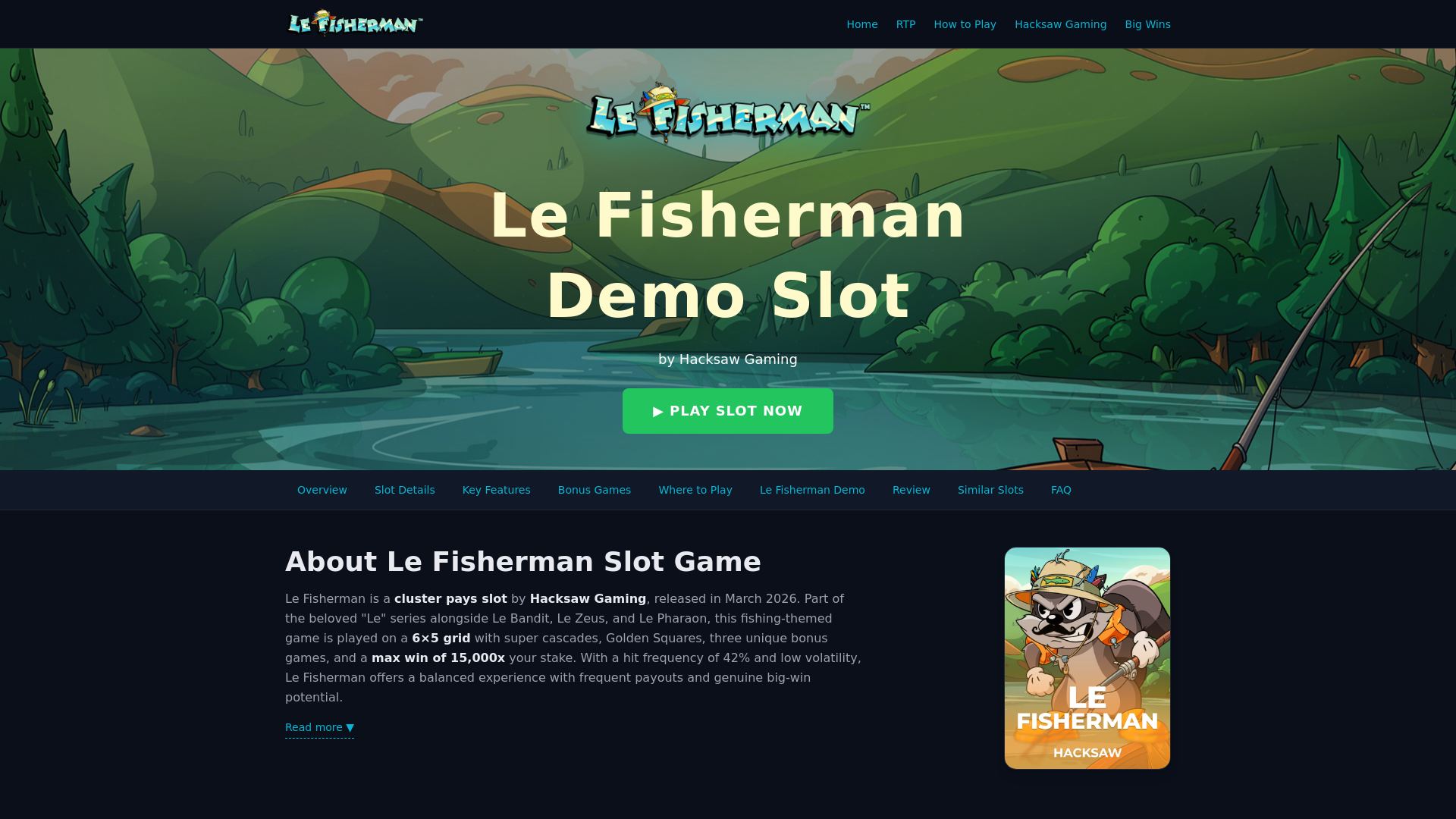 website screenshot of https://le-fisherman-co-uk.pages.dev/