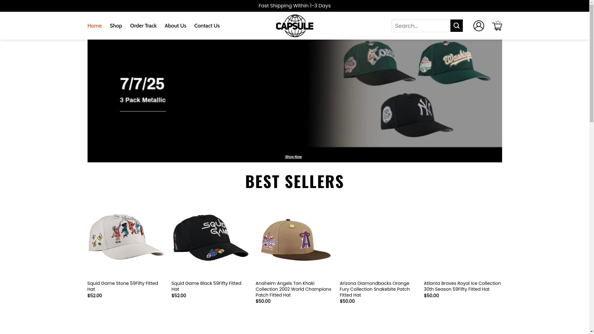 website screenshot of https://procapsulehats.shop/