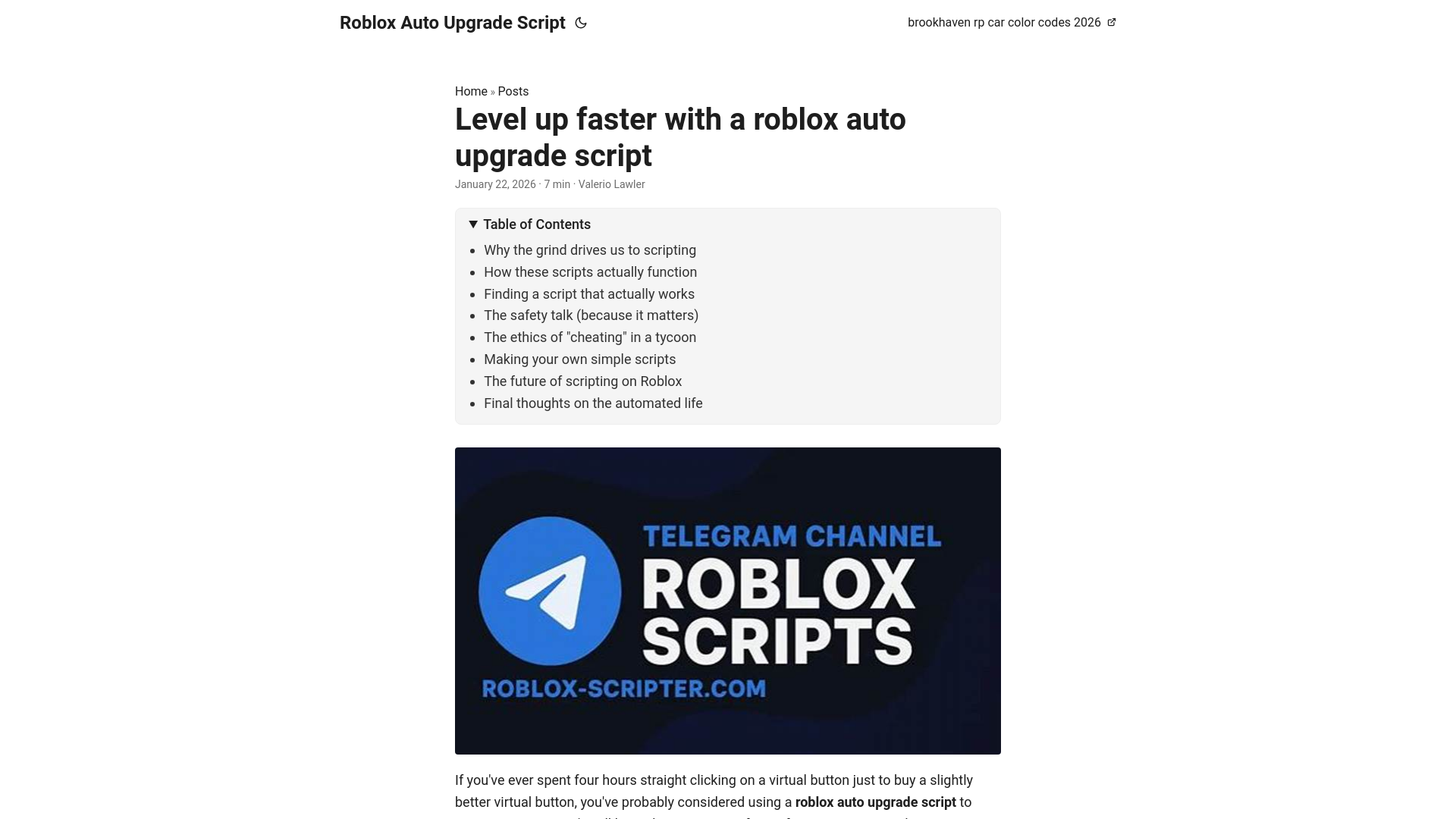 website screenshot of https://roblox-auto-upgrade-script.pages.dev/