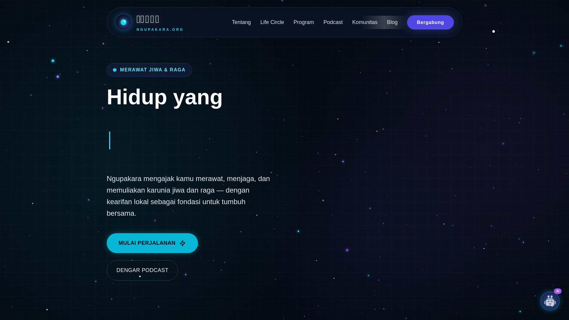 website screenshot of https://ngupakara.pages.dev/