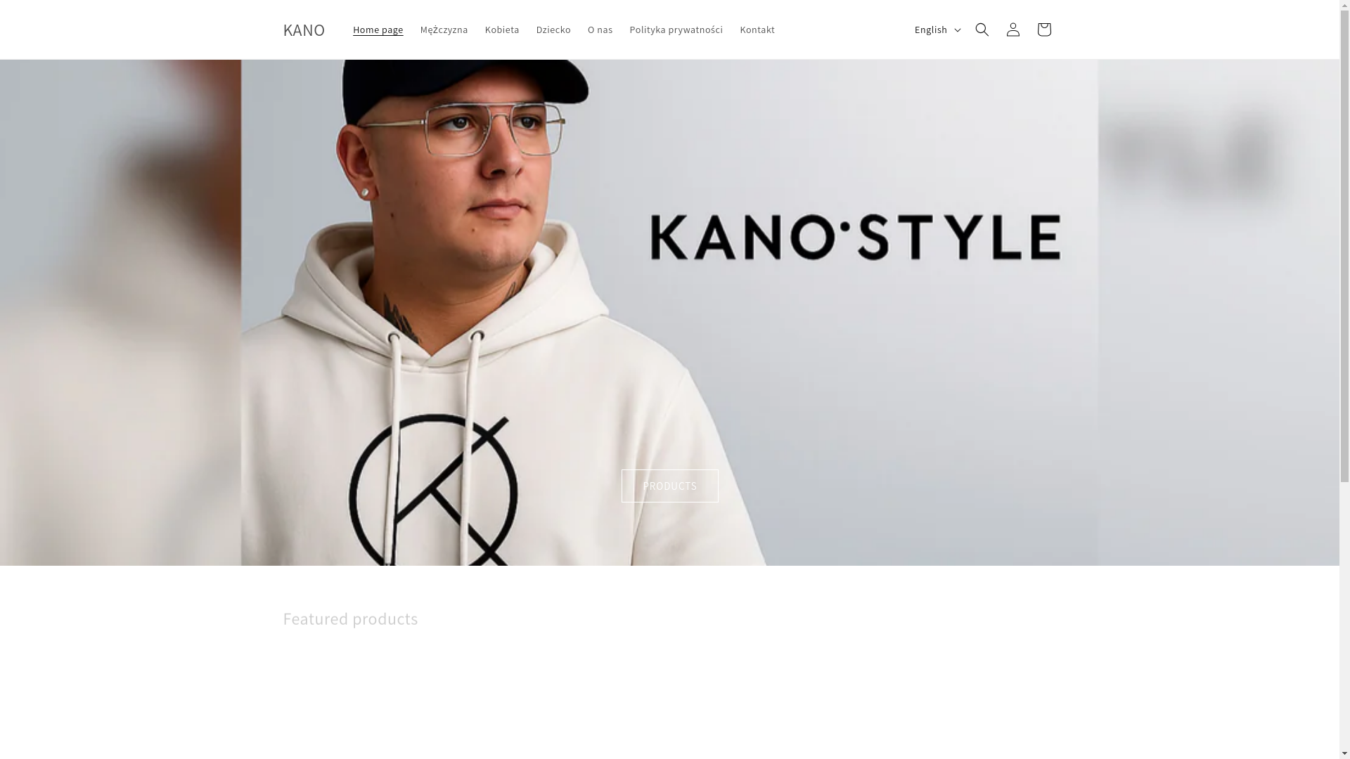 website screenshot of https://kanostyle.store/