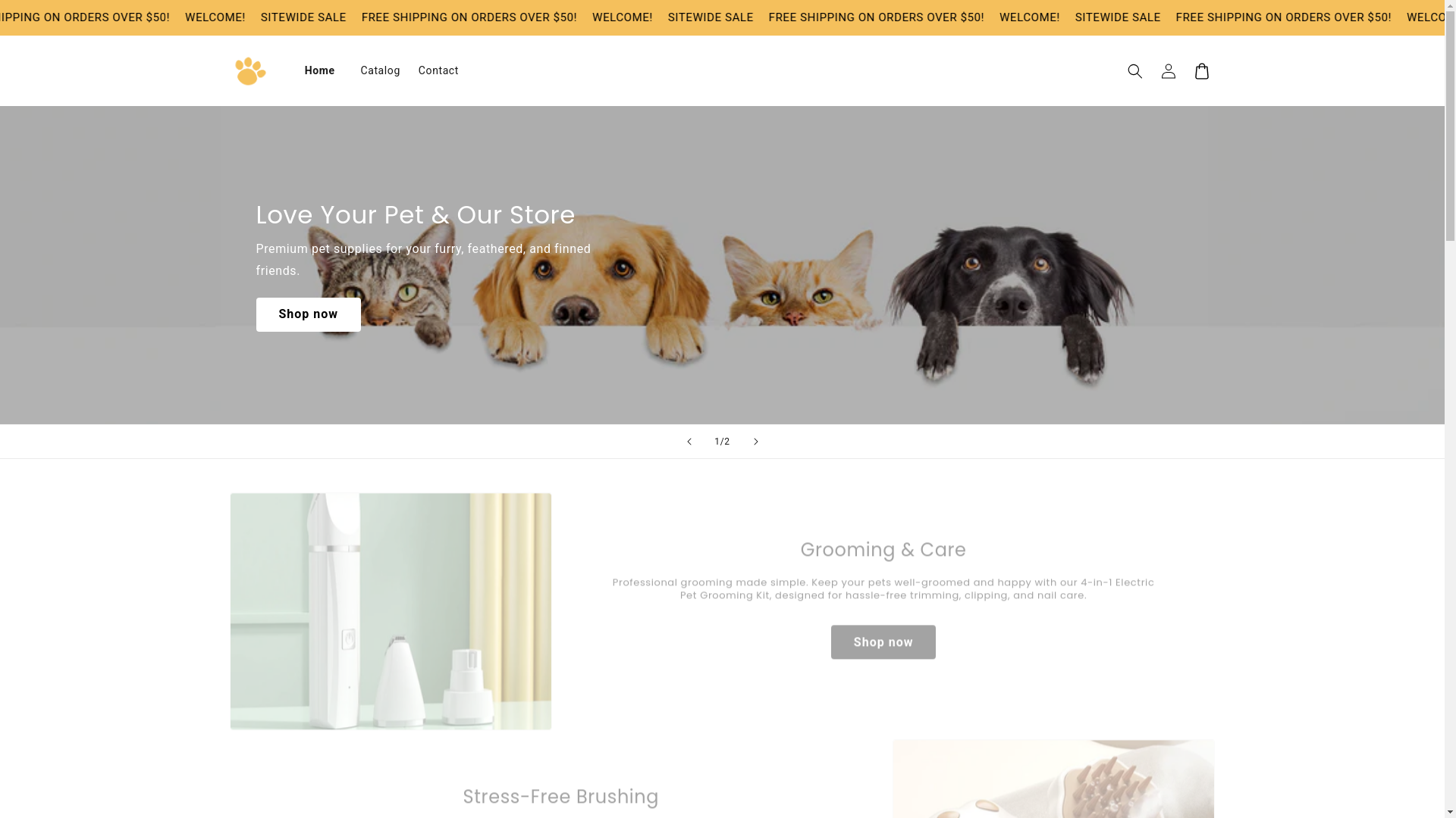 website screenshot of https://fur-season.store/