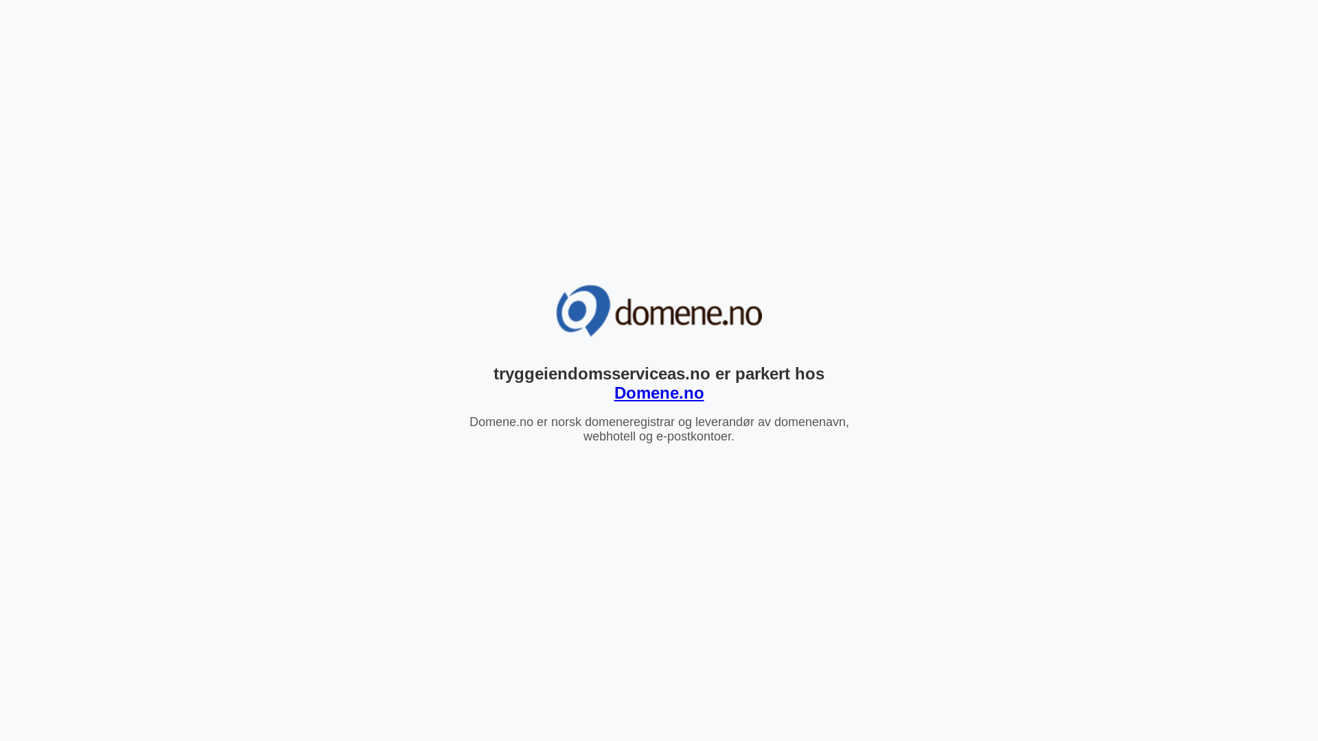 website screenshot of https://tryggeiendomsserviceas.no/