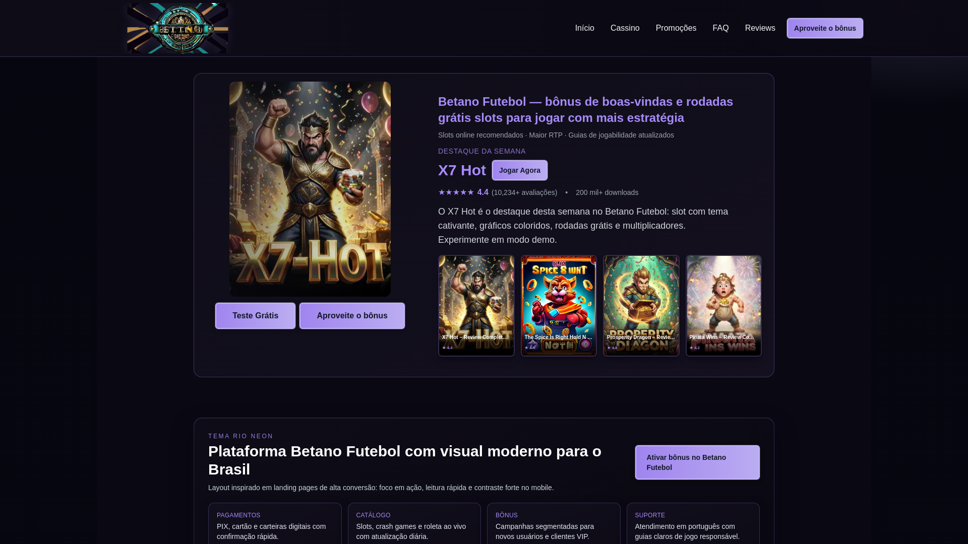 website screenshot of https://betano-futebol.co