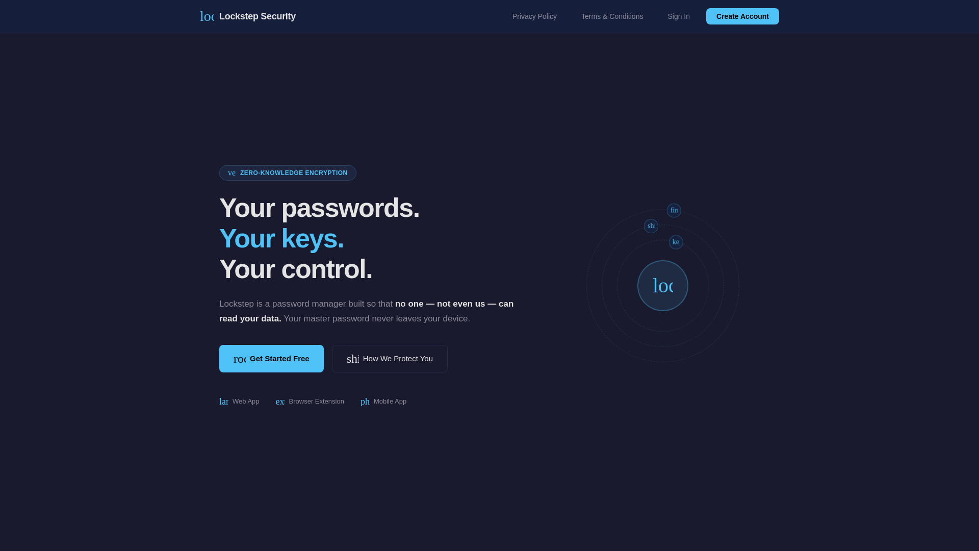 website screenshot of https://lockstep-security.com/