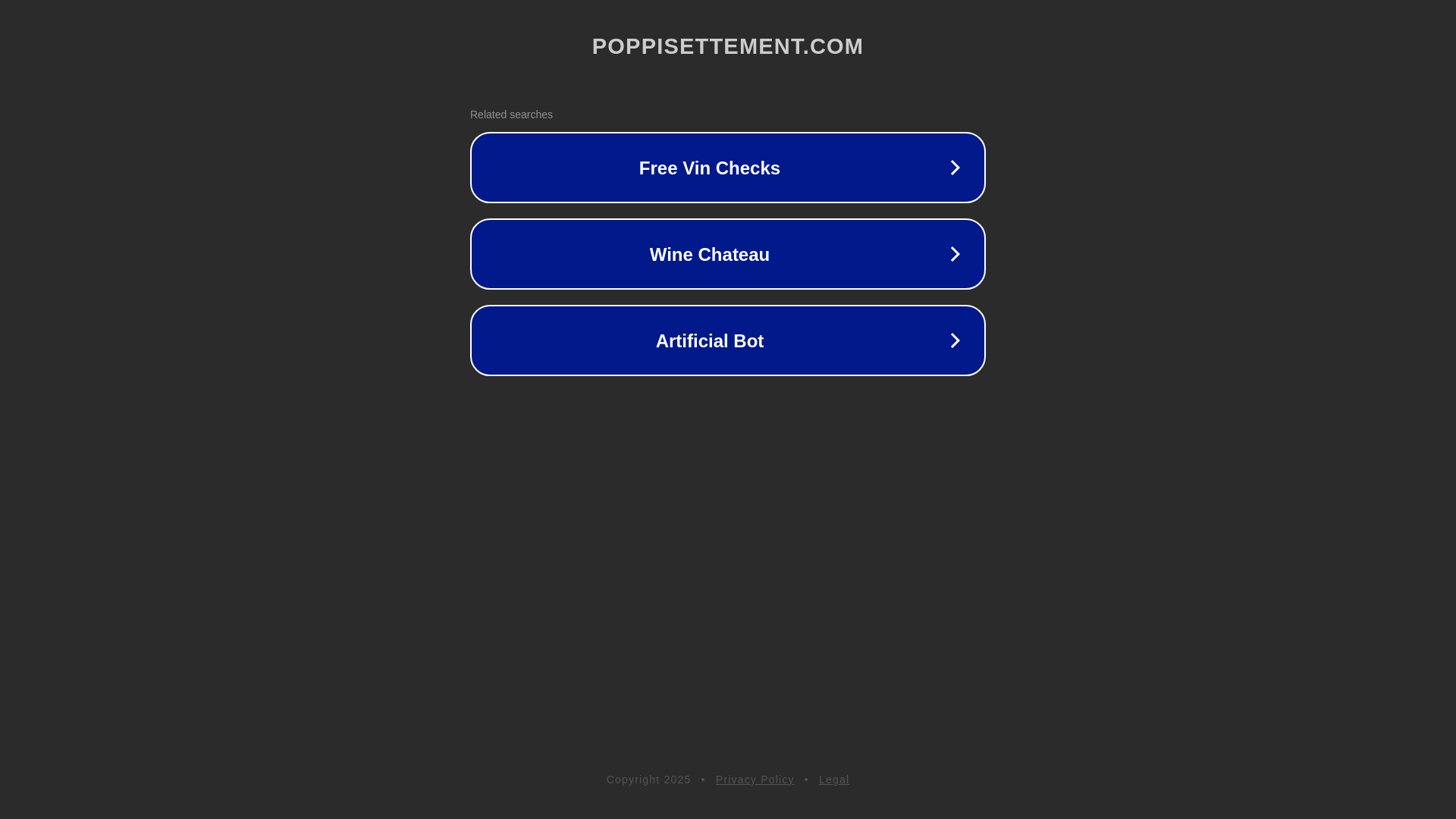 website screenshot of https://poppisettement.com/