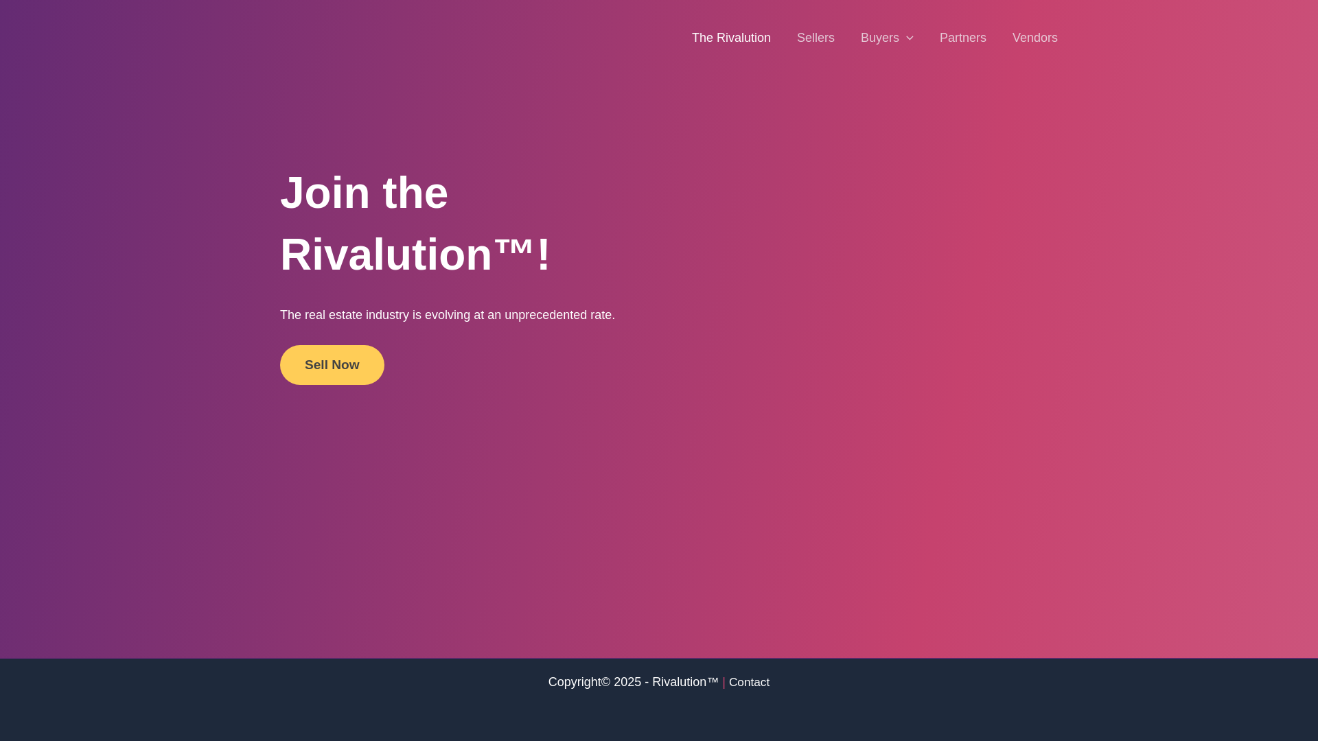 website screenshot of https://rivalution.tv/