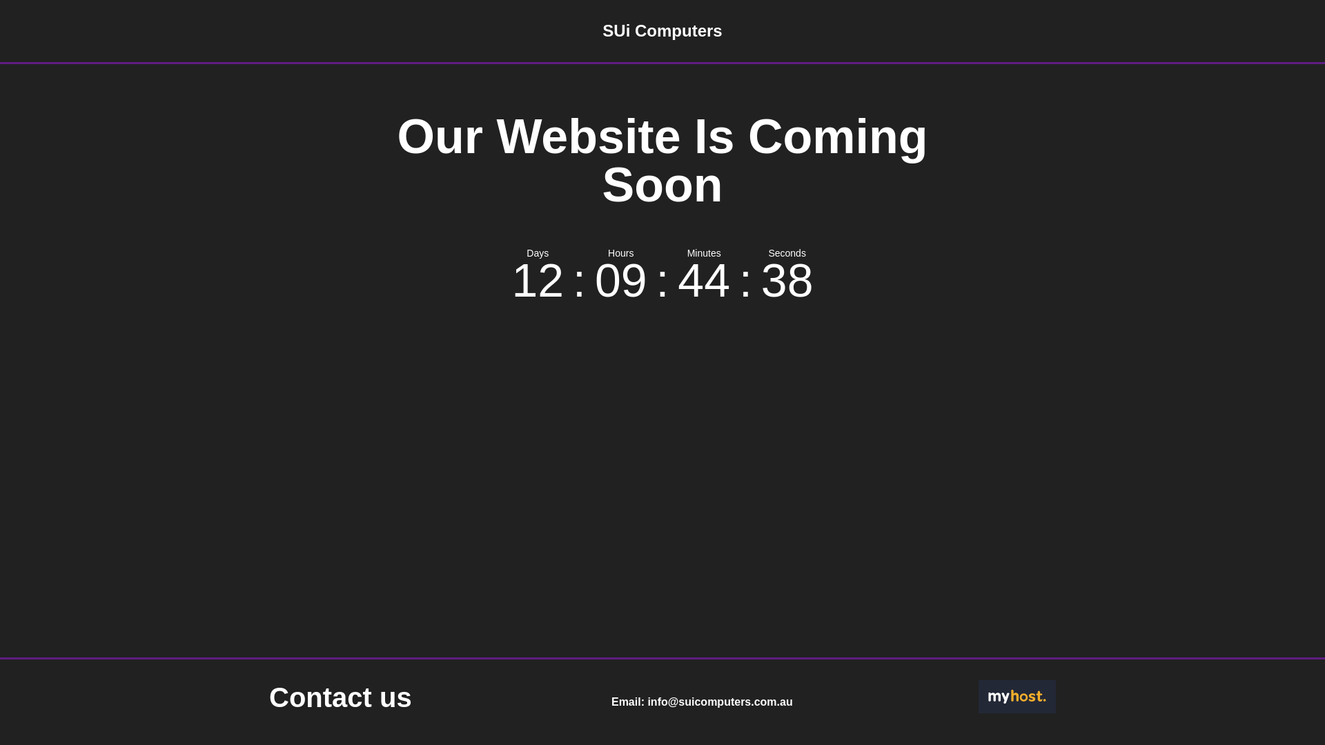 website screenshot of https://suicomputers.com.au/