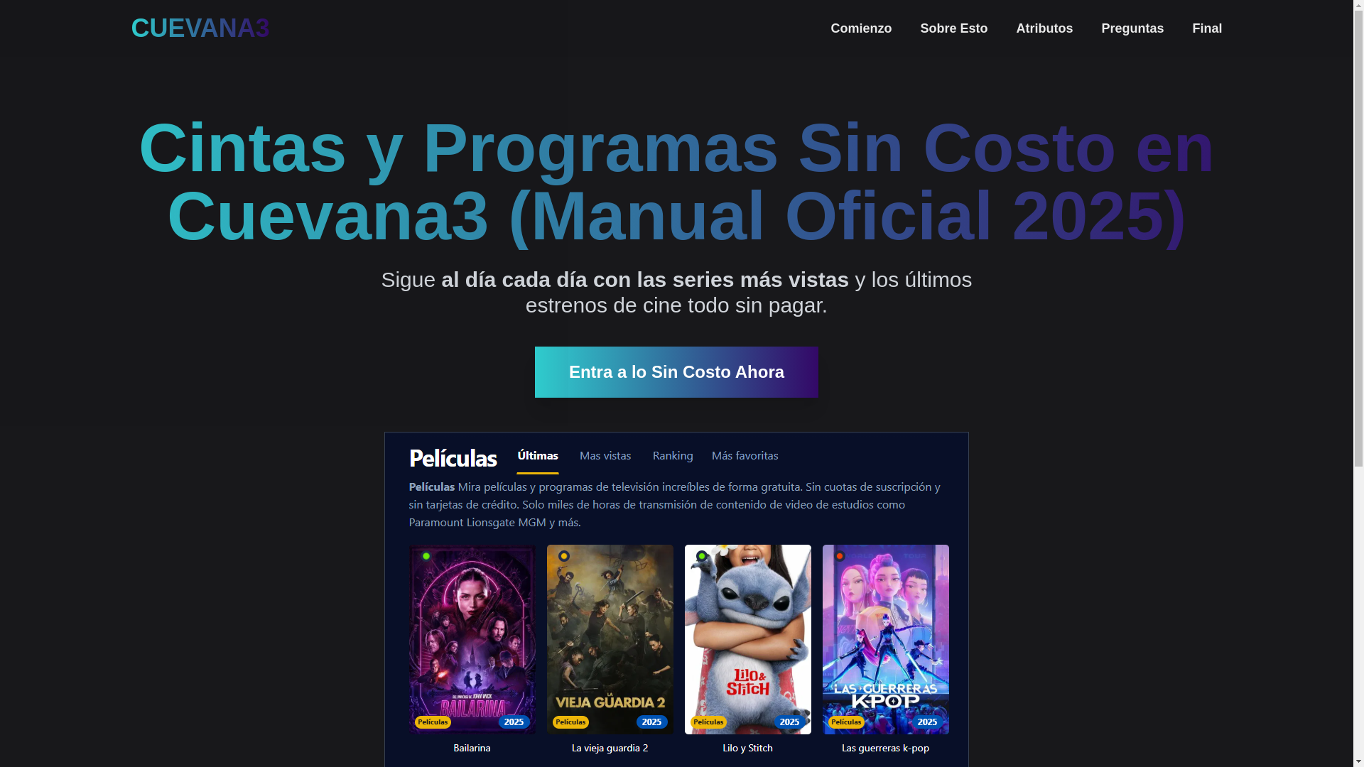 website screenshot of https://cuevana3-pfit.pages.dev/