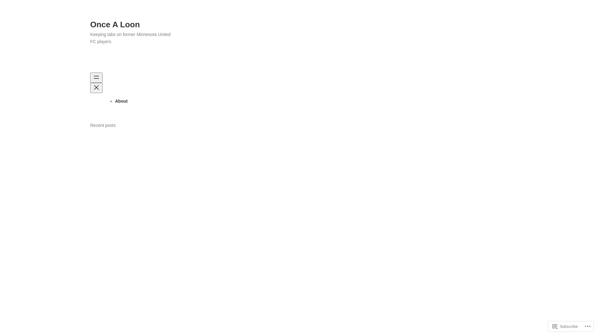 website screenshot of https://oncealoon.blog/
