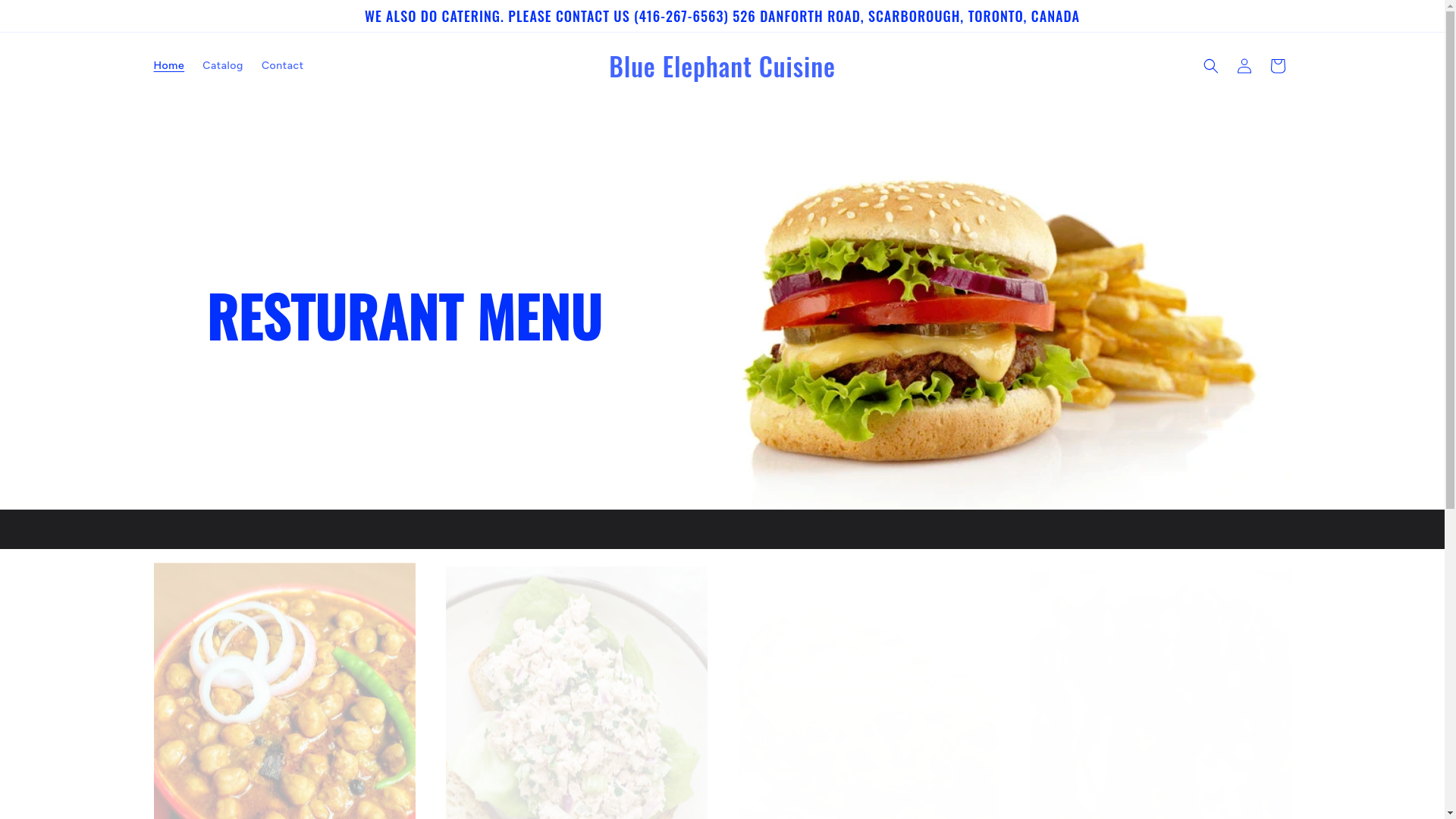 website screenshot of https://blueelephantcuisine.ca/